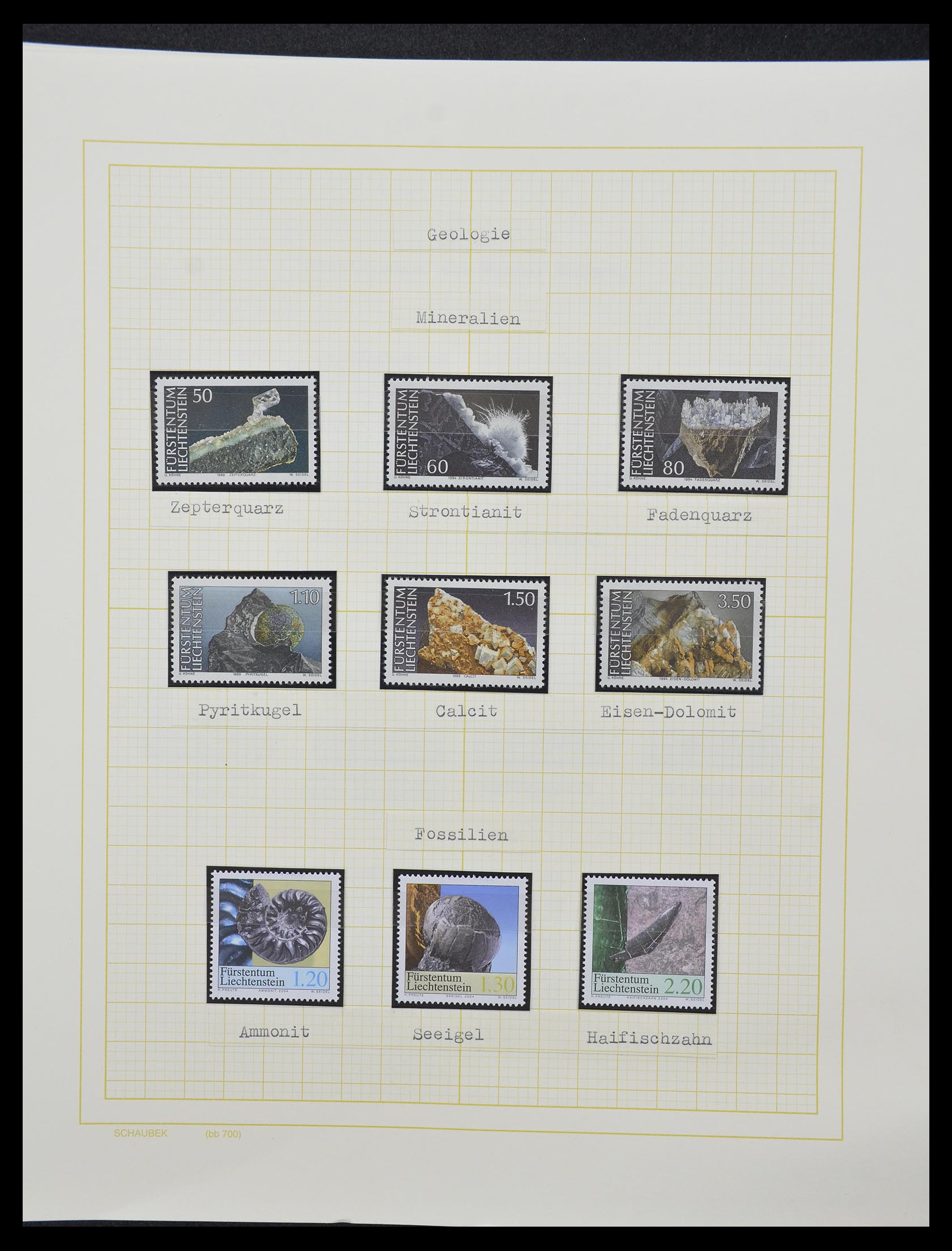 33138 064 - Postzegelverzameling 33138 Liechtenstein 1912-2002.