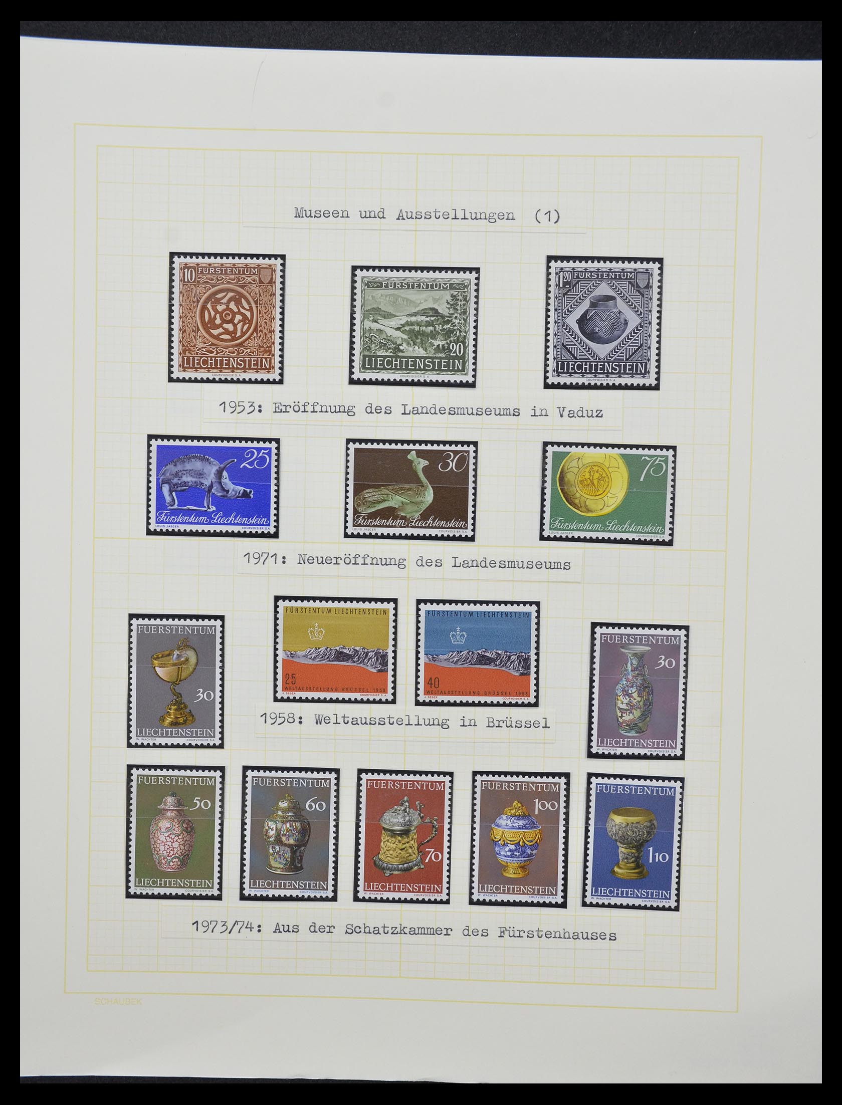 33138 066 - Stamp collection 33138 Liechtenstein 1912-2002.