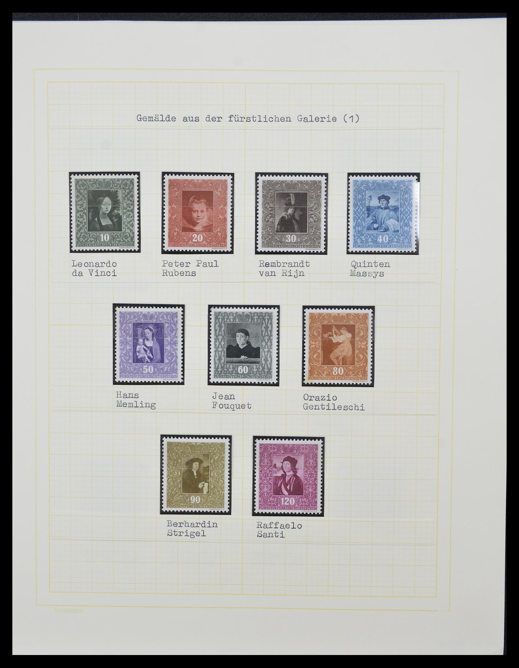 33138 069 - Stamp collection 33138 Liechtenstein 1912-2002.