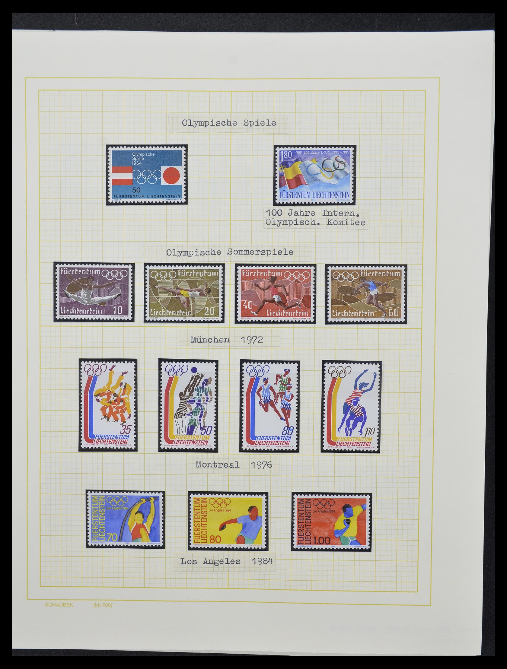 33138 088 - Stamp collection 33138 Liechtenstein 1912-2002.