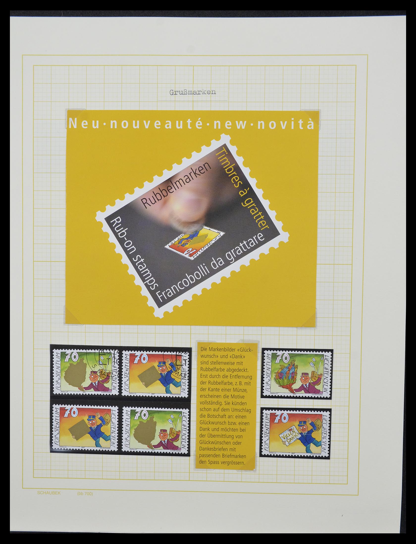 33138 097 - Stamp collection 33138 Liechtenstein 1912-2002.