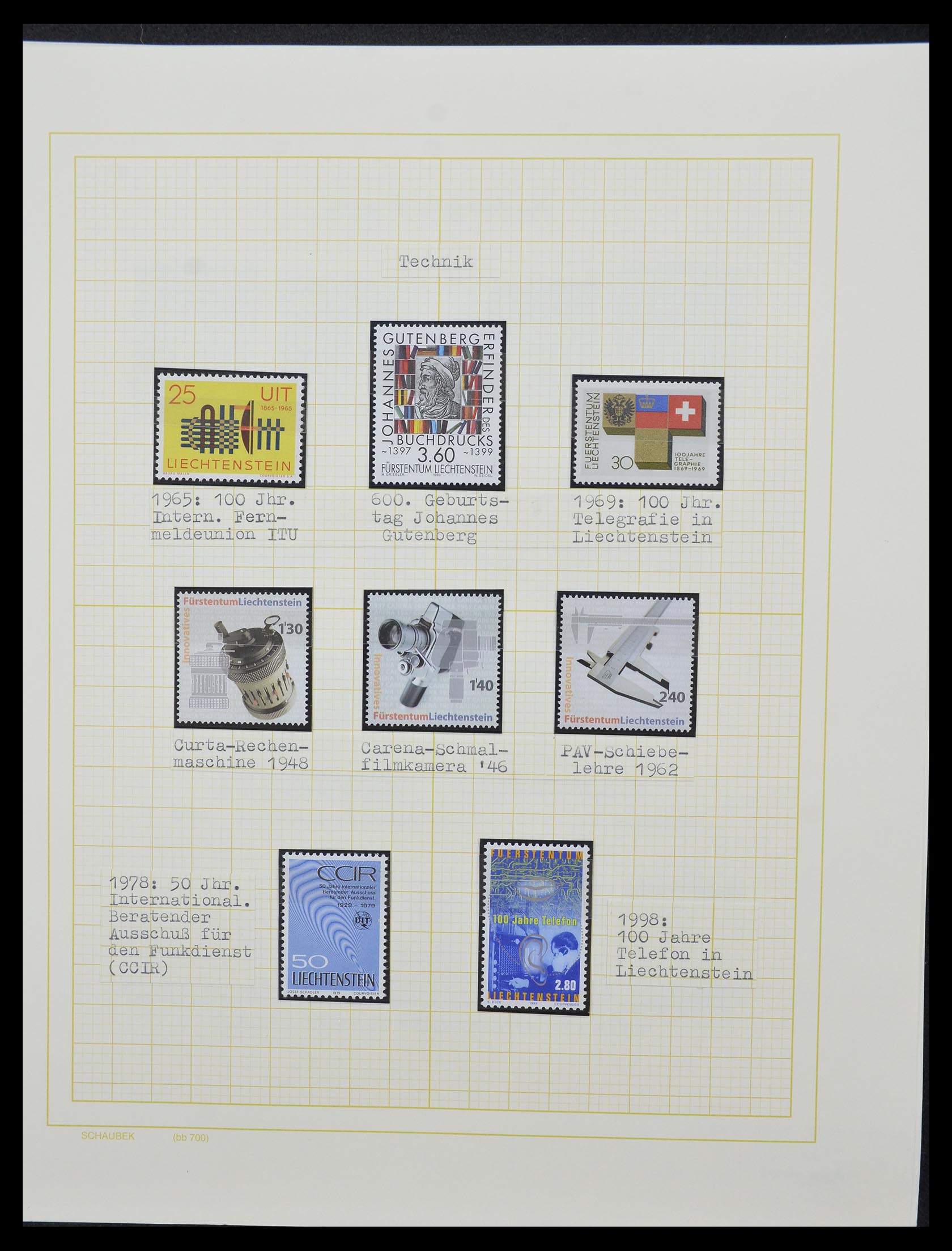33138 099 - Postzegelverzameling 33138 Liechtenstein 1912-2002.