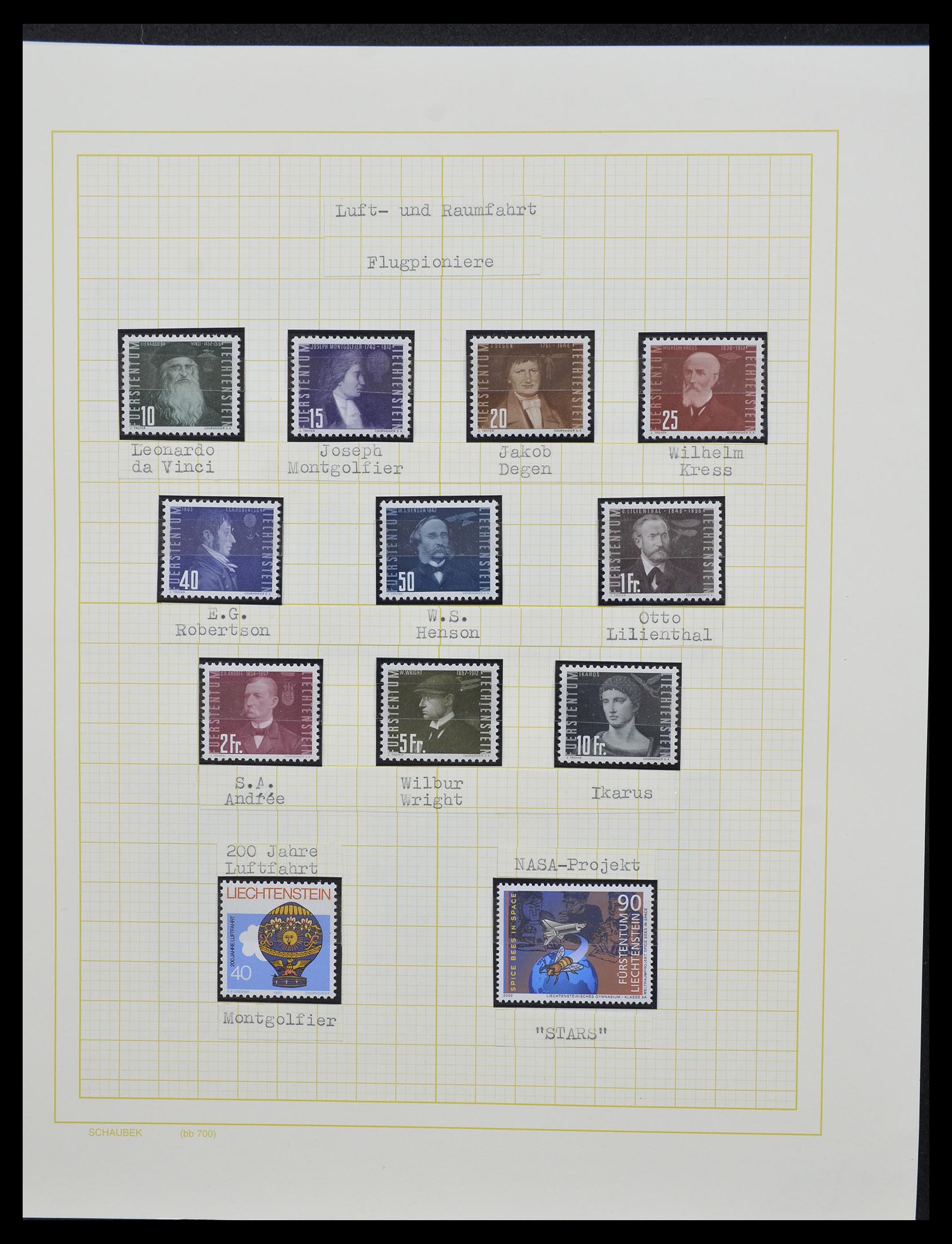 33138 102 - Stamp collection 33138 Liechtenstein 1912-2002.