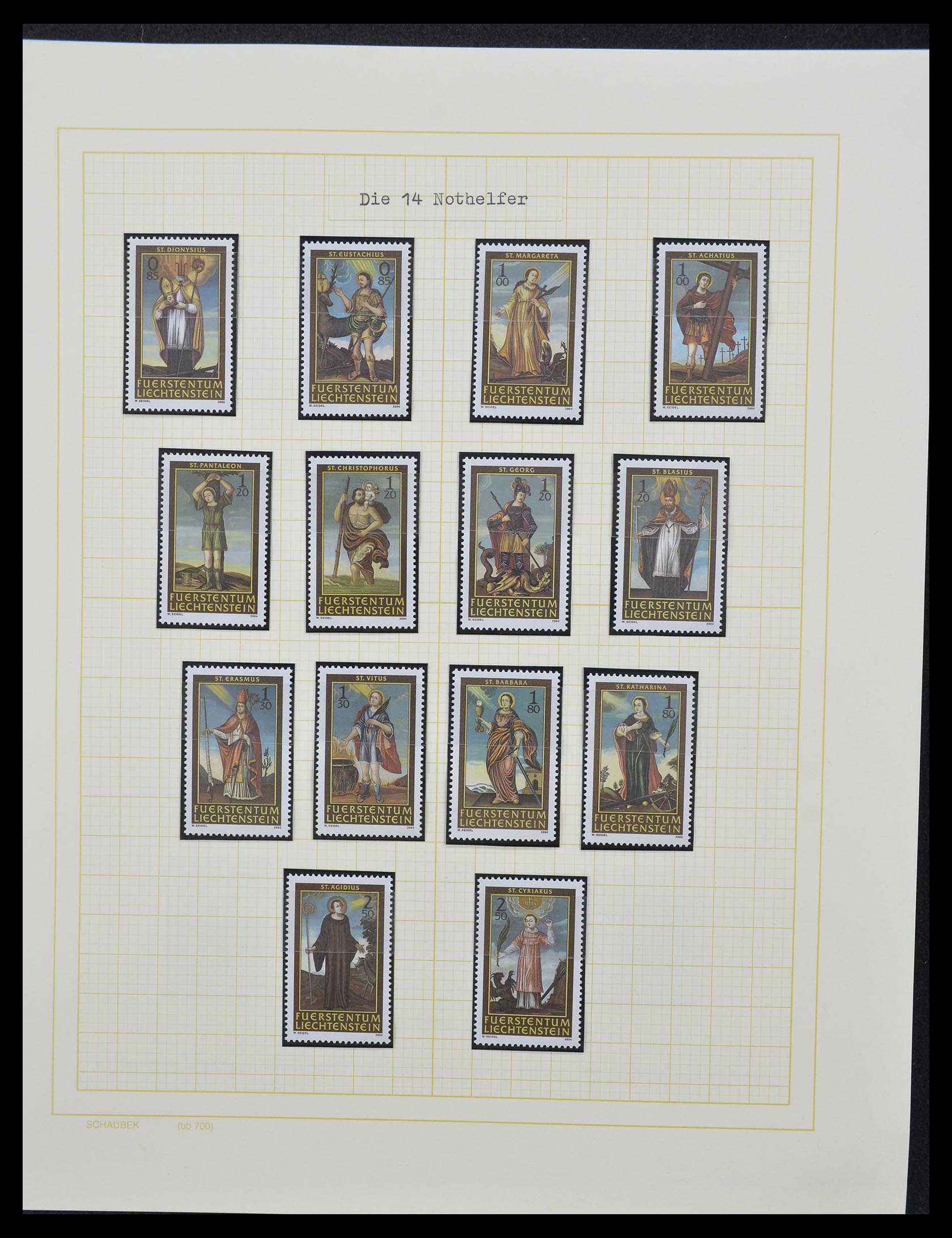 33138 109 - Stamp collection 33138 Liechtenstein 1912-2002.