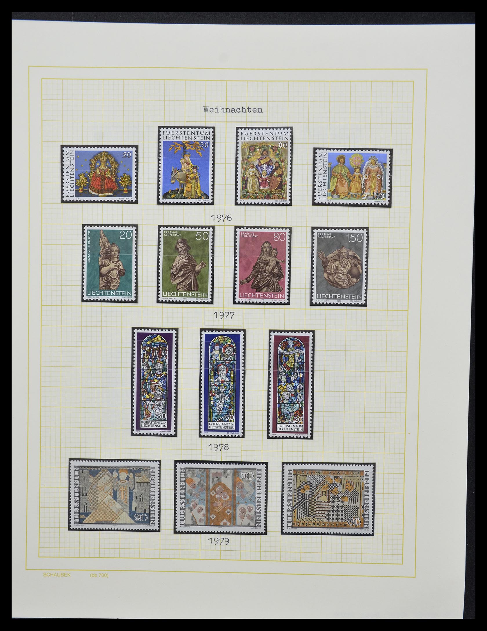 33138 112 - Stamp collection 33138 Liechtenstein 1912-2002.