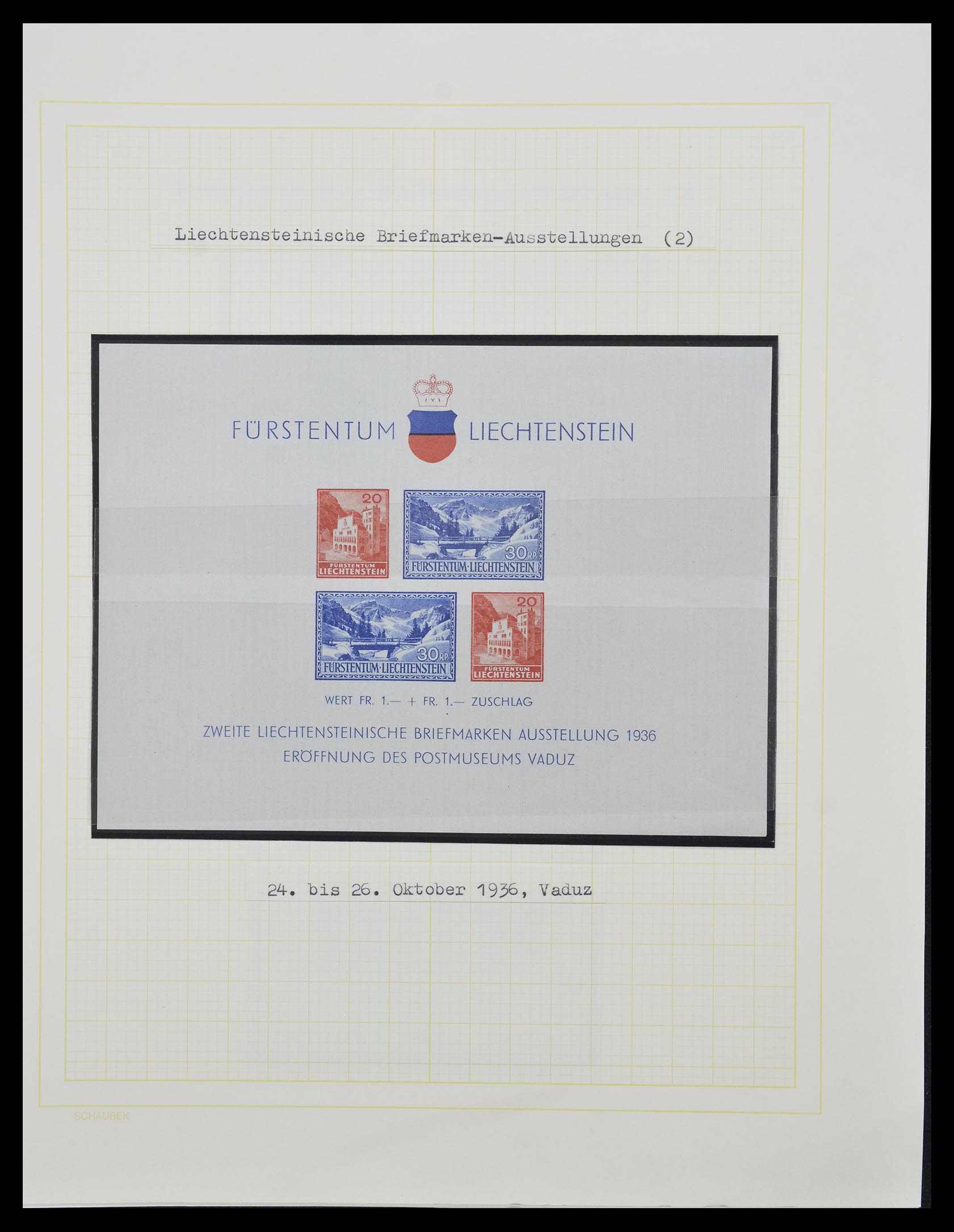 33138 125 - Stamp collection 33138 Liechtenstein 1912-2002.