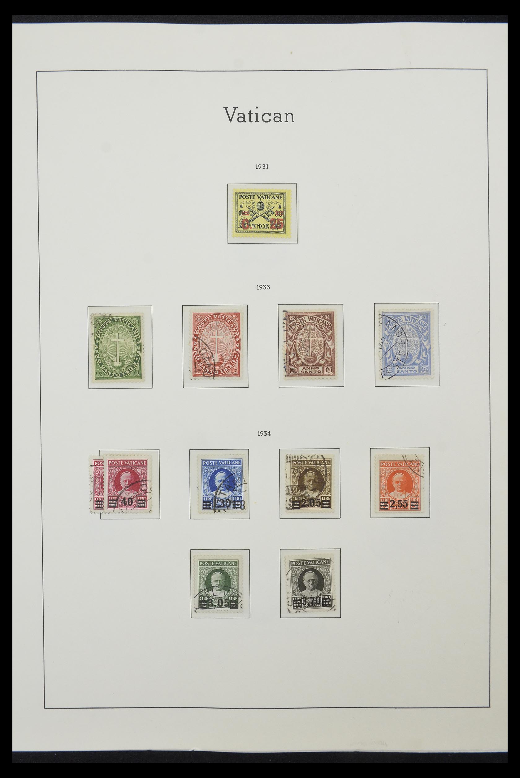 33139 001 - Postzegelverzameling 33139 Vaticaan 1931-2010.