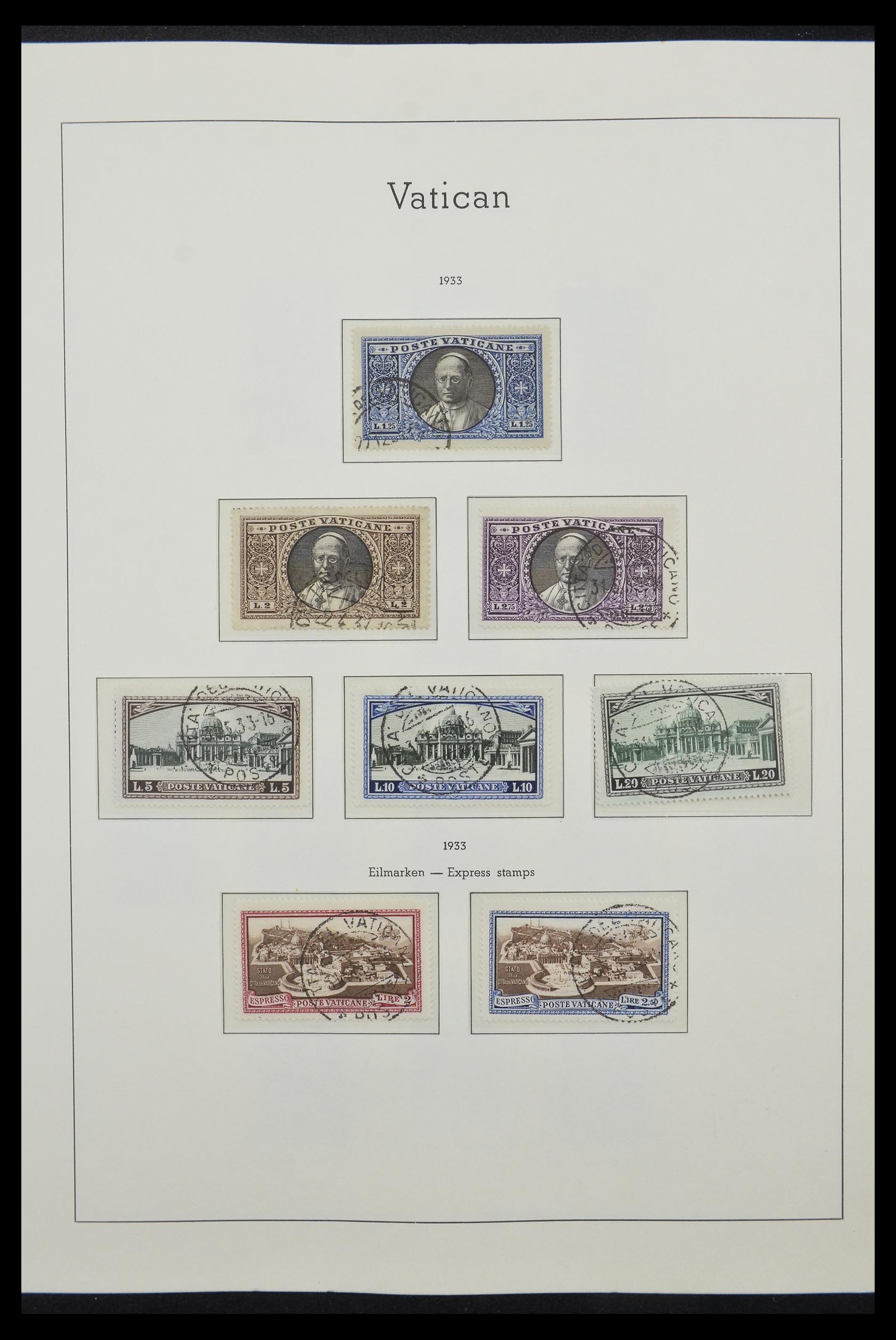 33139 003 - Stamp collection 33139 Vatican 1931-2010.