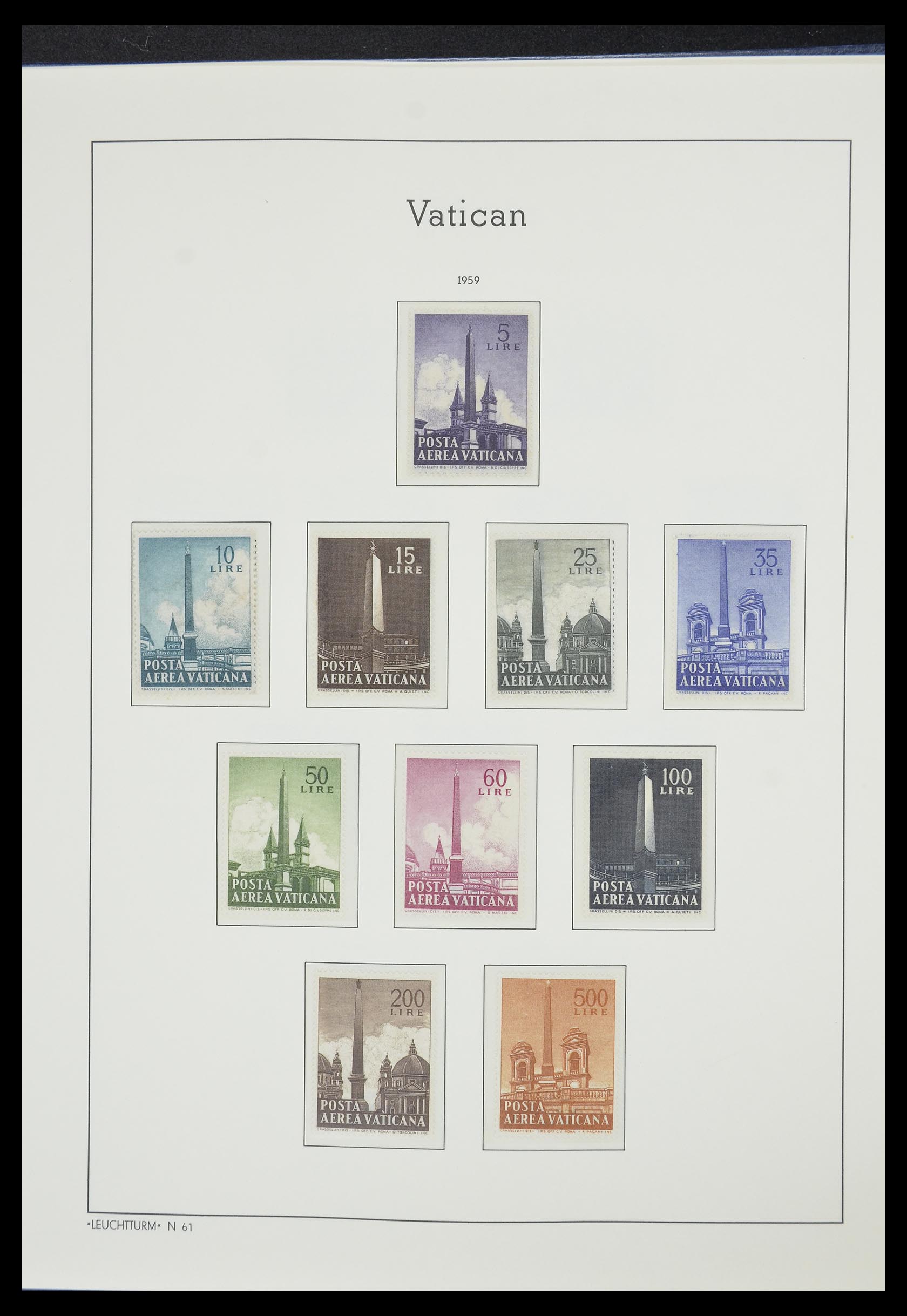 33139 032 - Postzegelverzameling 33139 Vaticaan 1931-2010.