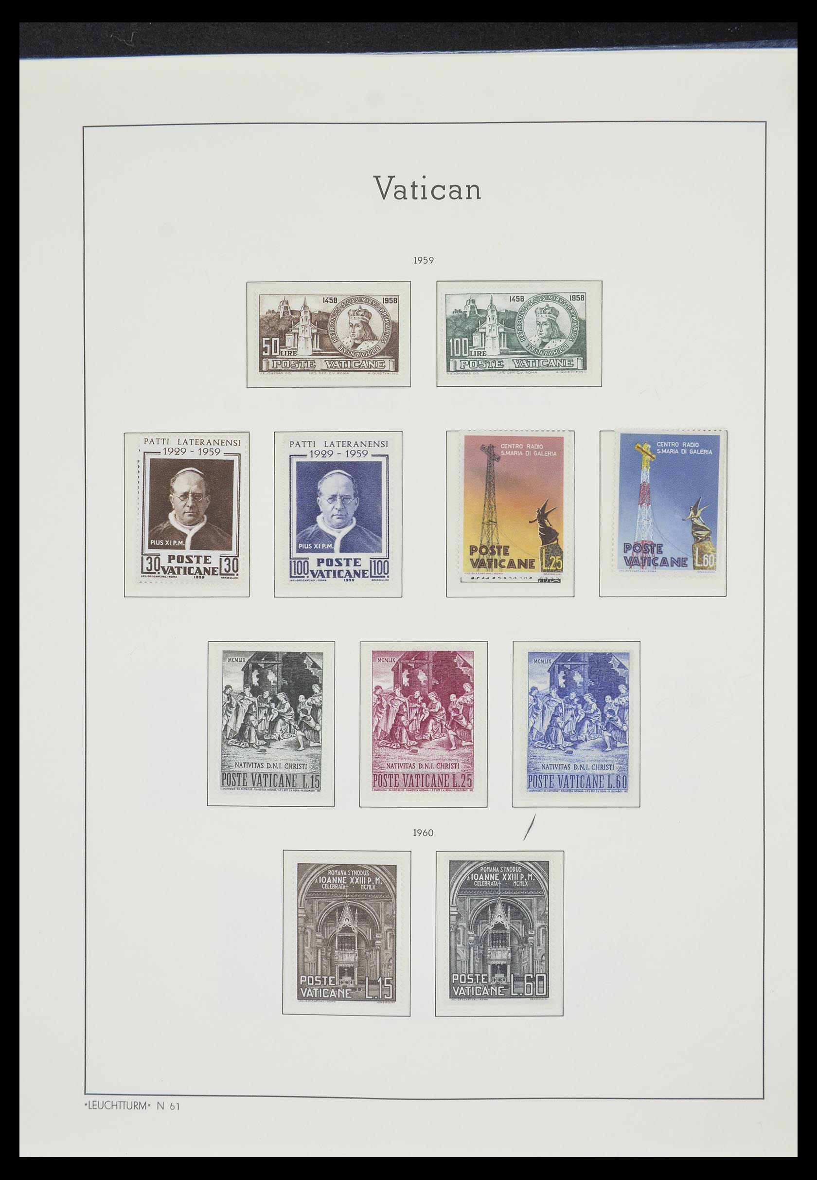 33139 033 - Postzegelverzameling 33139 Vaticaan 1931-2010.