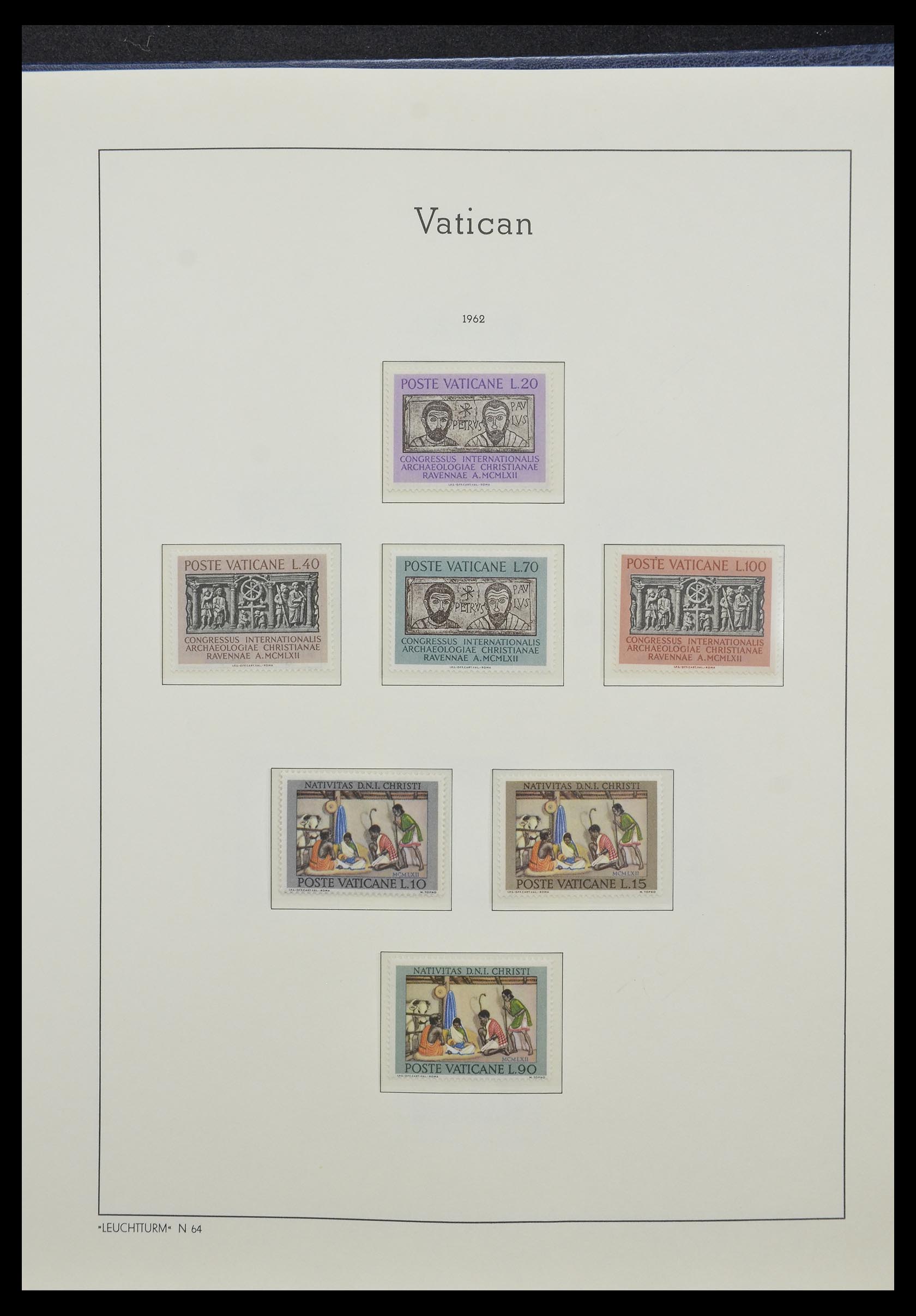 33139 043 - Postzegelverzameling 33139 Vaticaan 1931-2010.
