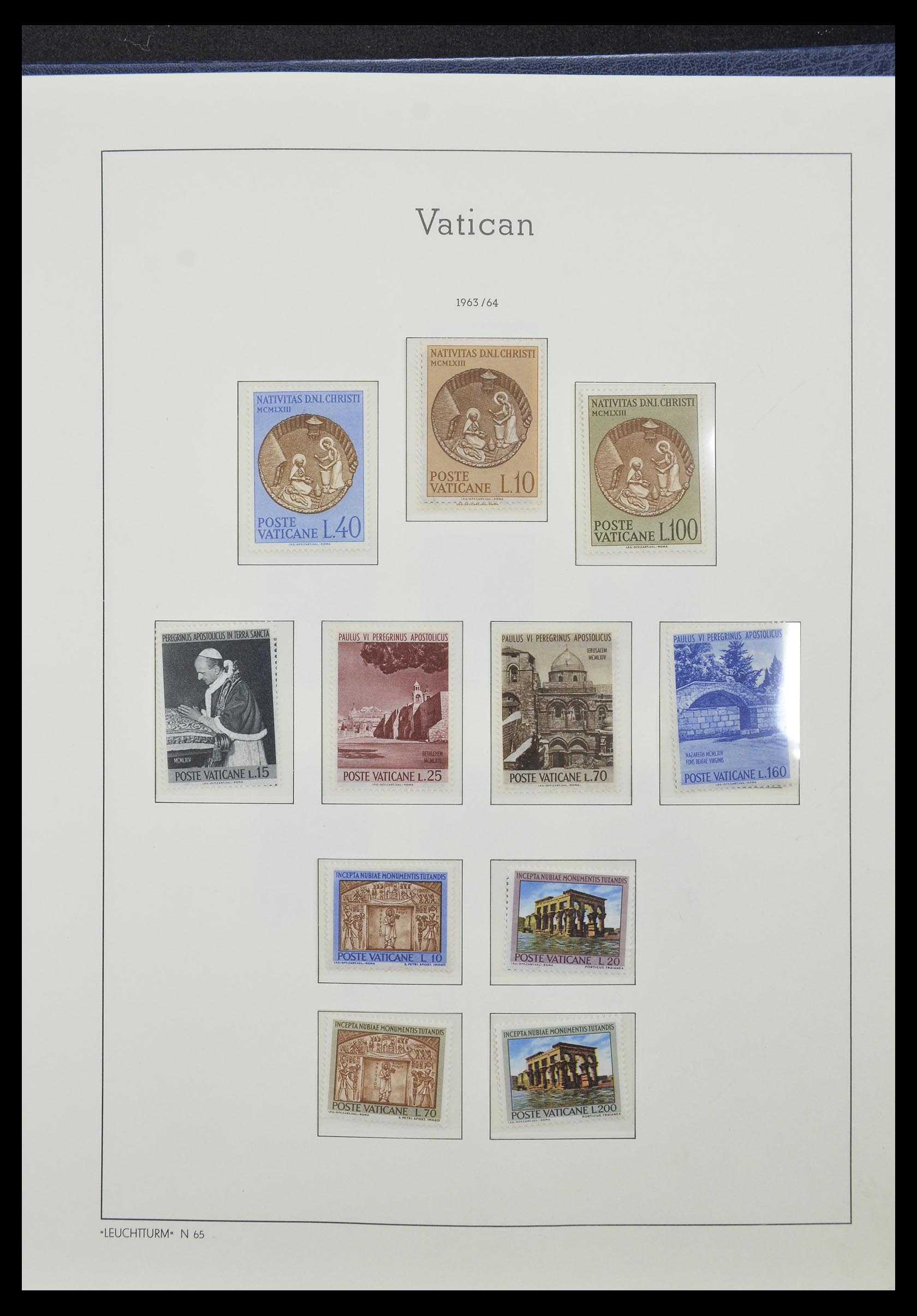 33139 047 - Postzegelverzameling 33139 Vaticaan 1931-2010.