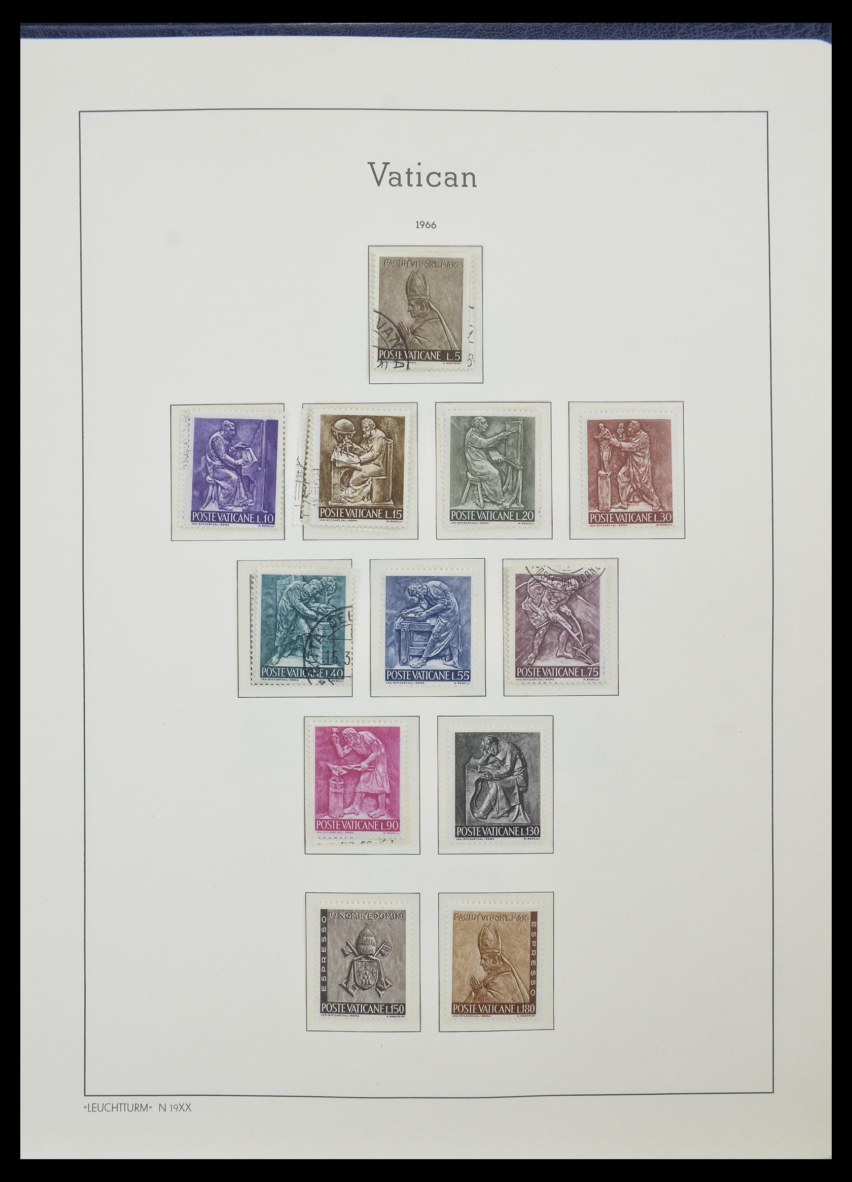 33139 053 - Postzegelverzameling 33139 Vaticaan 1931-2010.