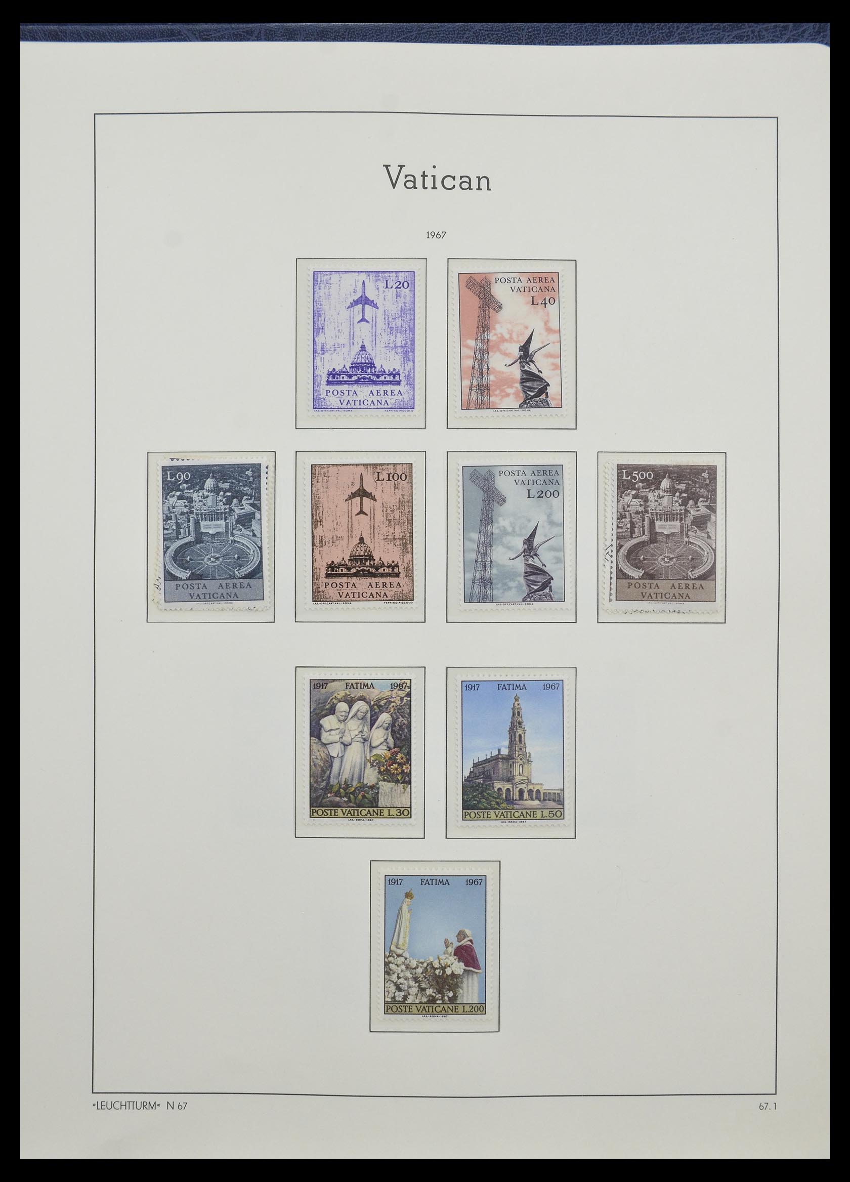 33139 056 - Postzegelverzameling 33139 Vaticaan 1931-2010.