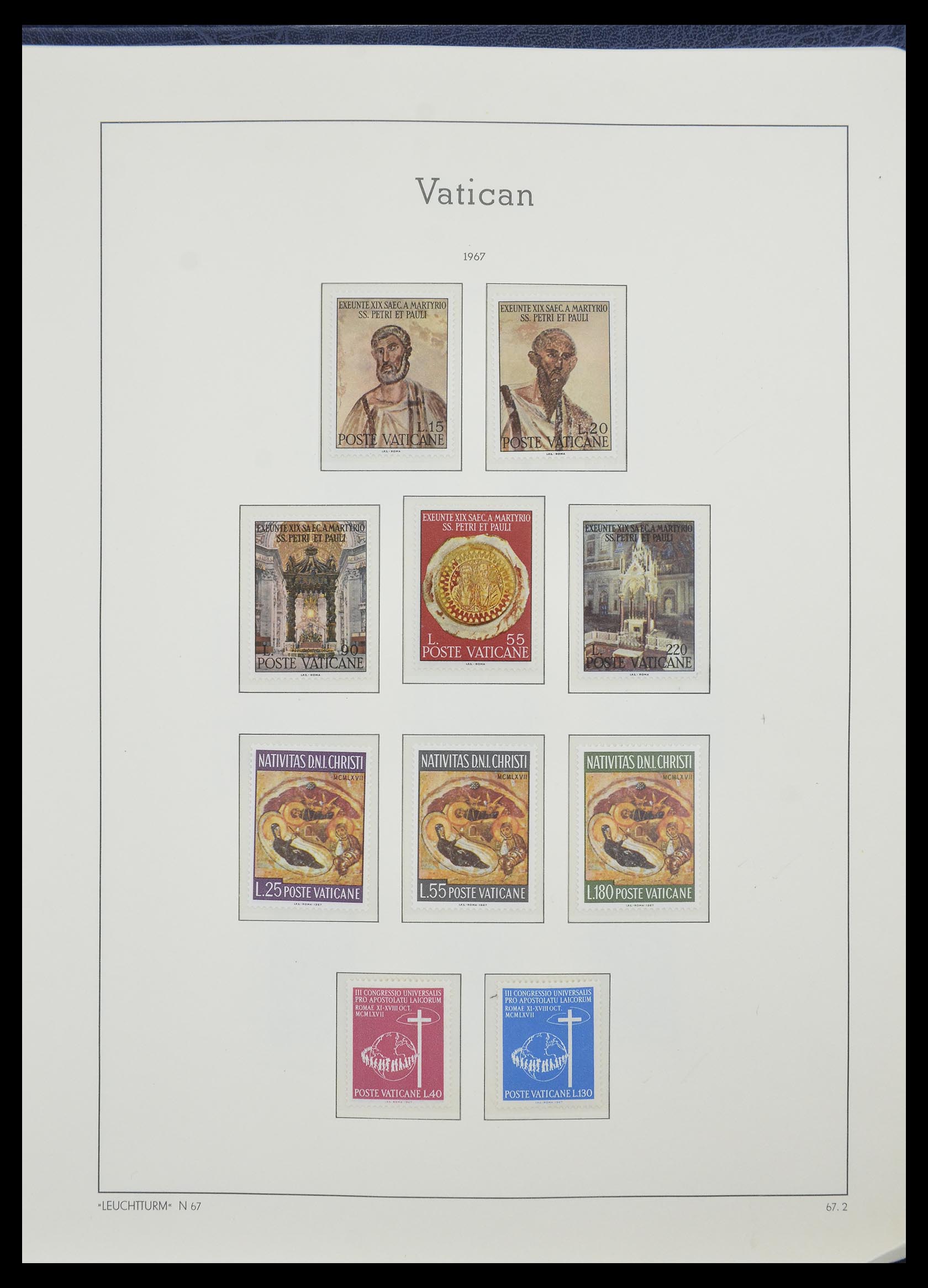 33139 057 - Postzegelverzameling 33139 Vaticaan 1931-2010.