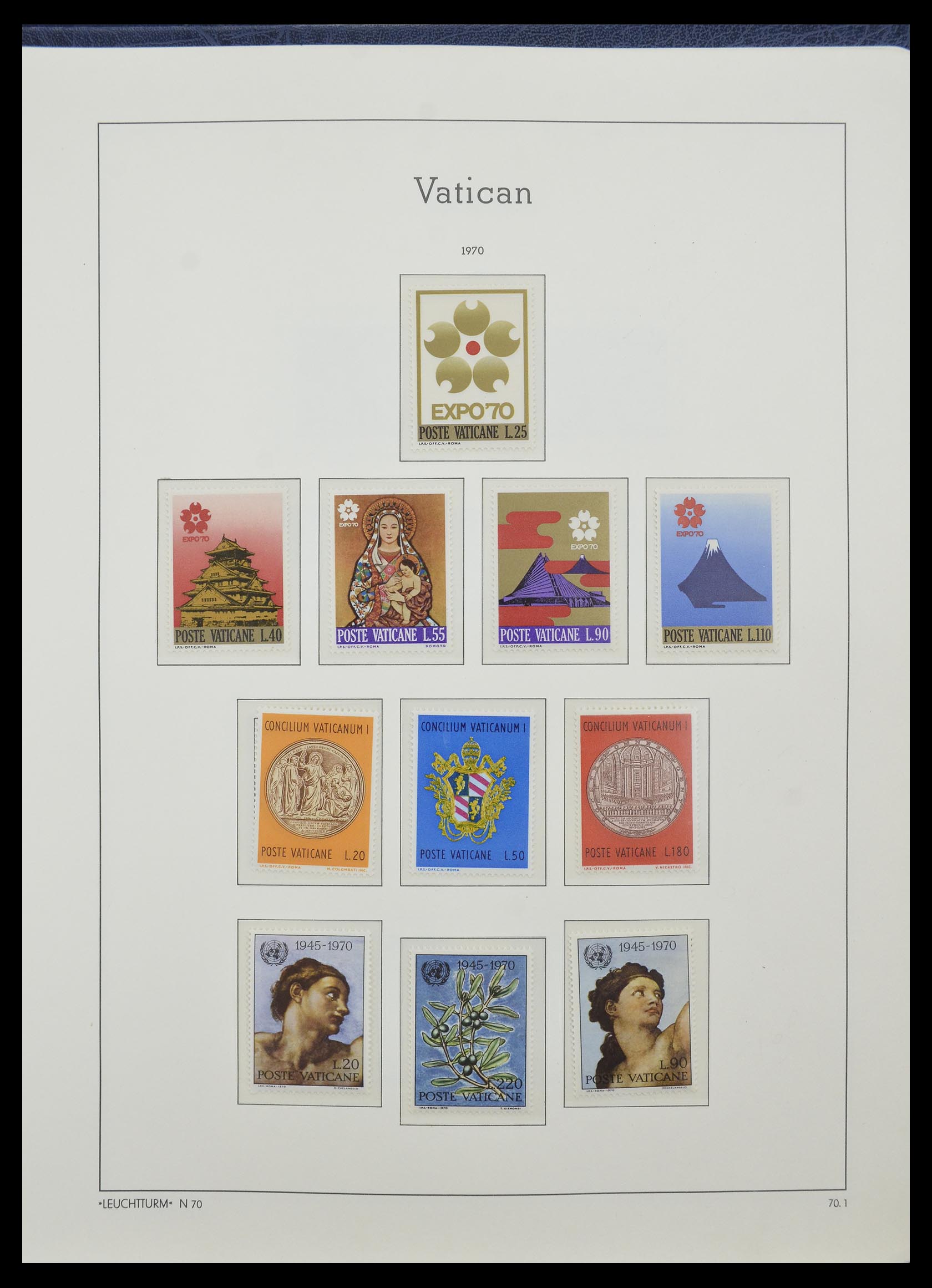 33139 061 - Stamp collection 33139 Vatican 1931-2010.
