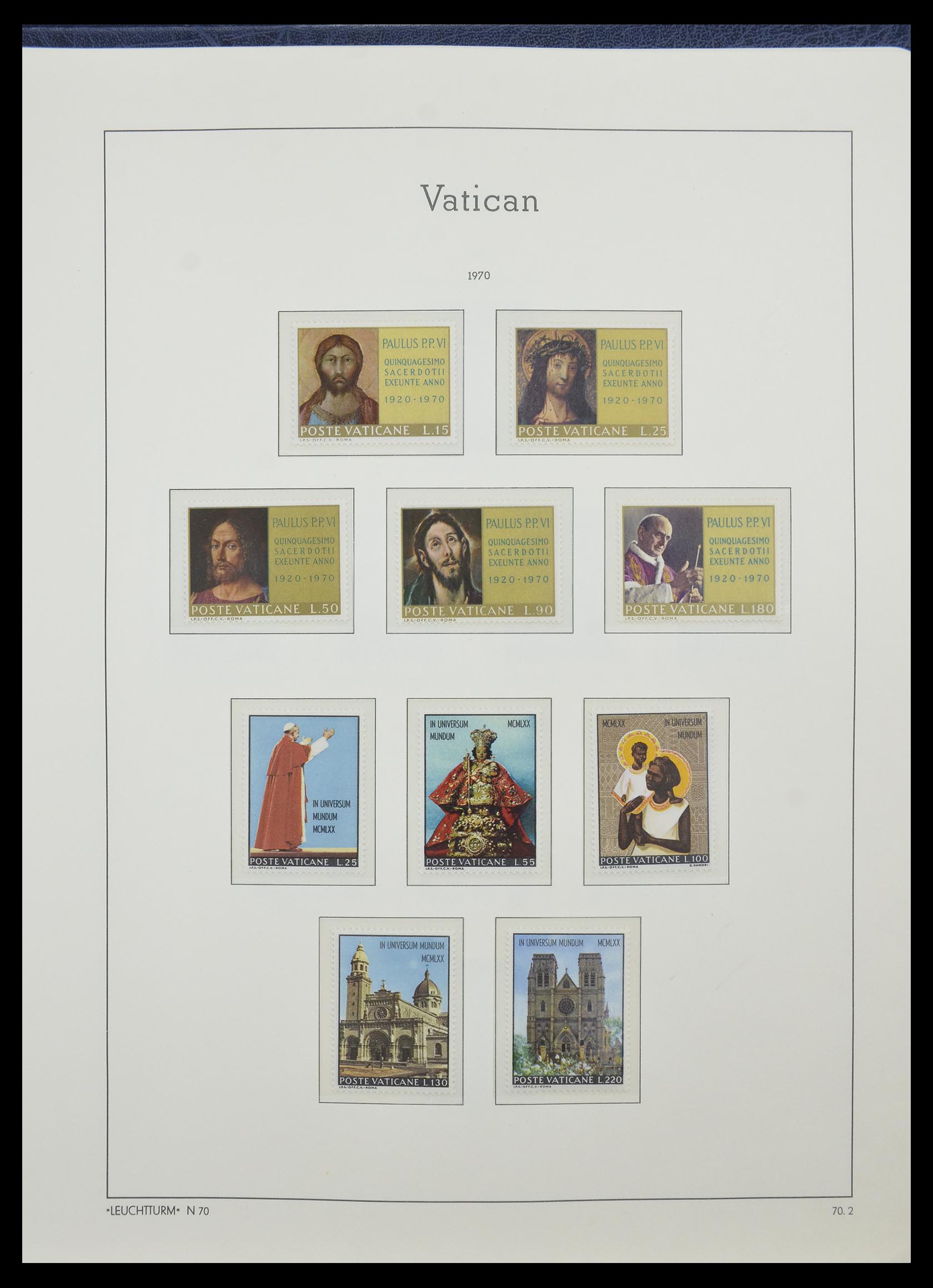 33139 062 - Postzegelverzameling 33139 Vaticaan 1931-2010.