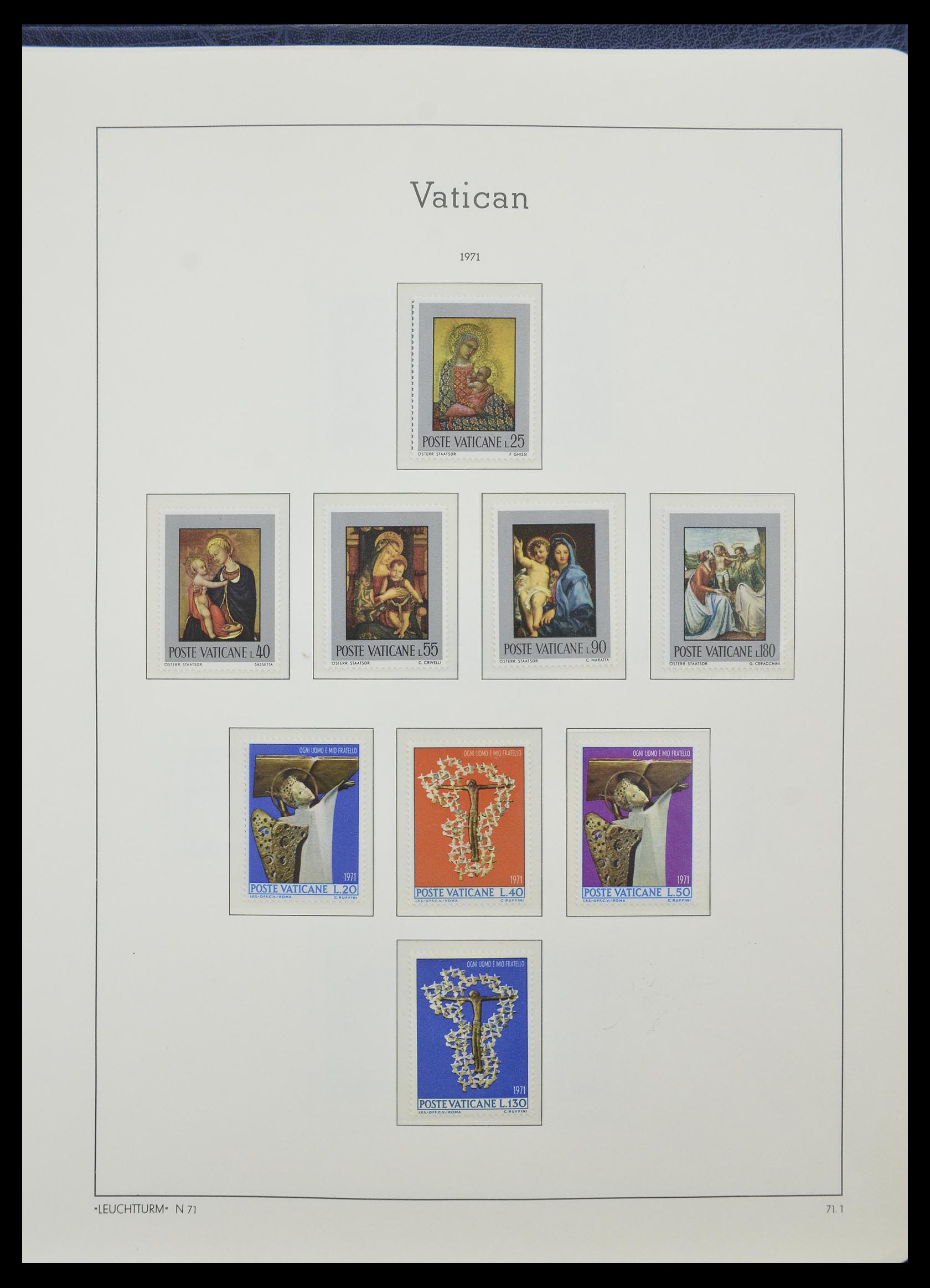 33139 063 - Postzegelverzameling 33139 Vaticaan 1931-2010.