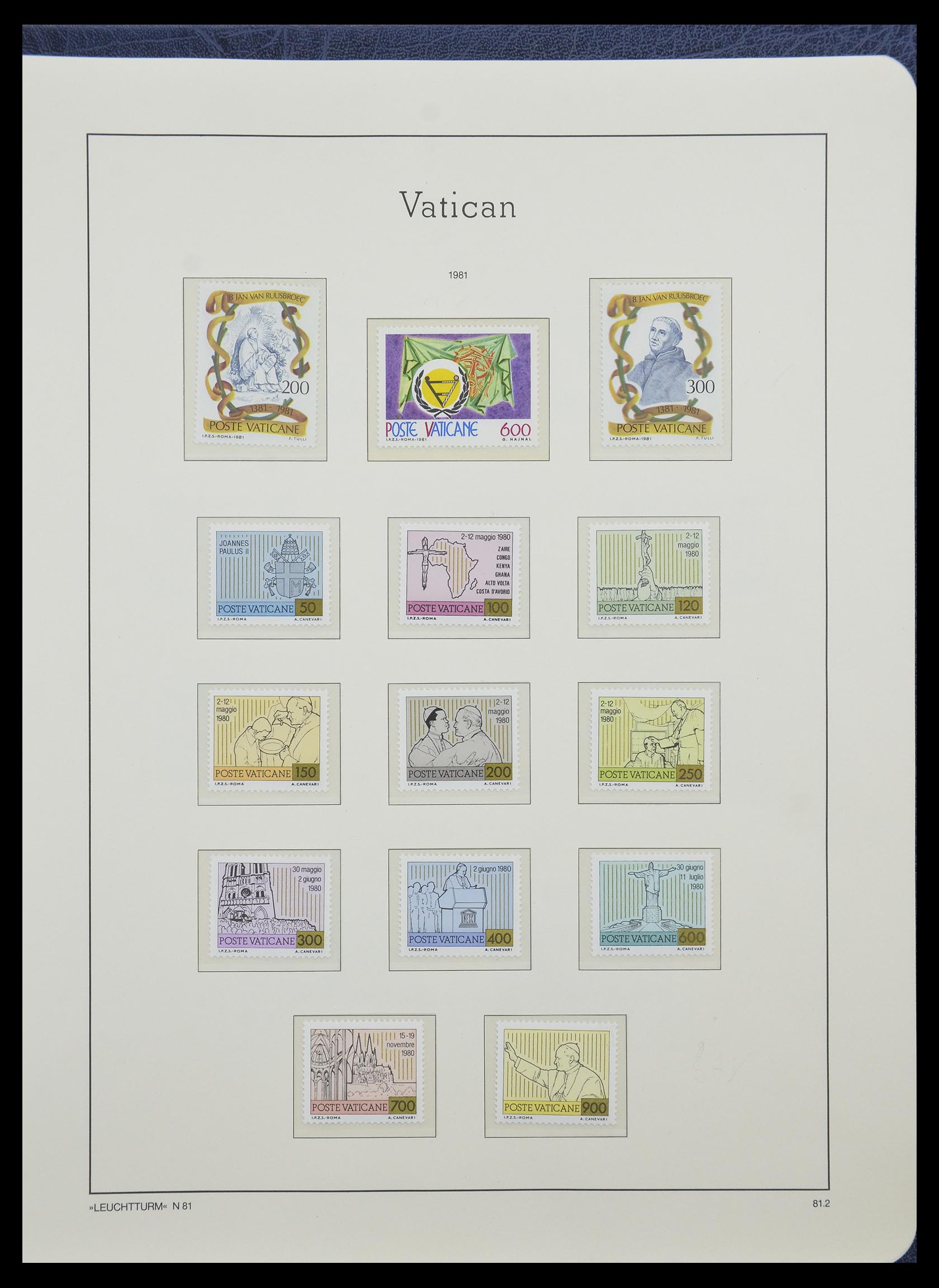 33139 084 - Postzegelverzameling 33139 Vaticaan 1931-2010.