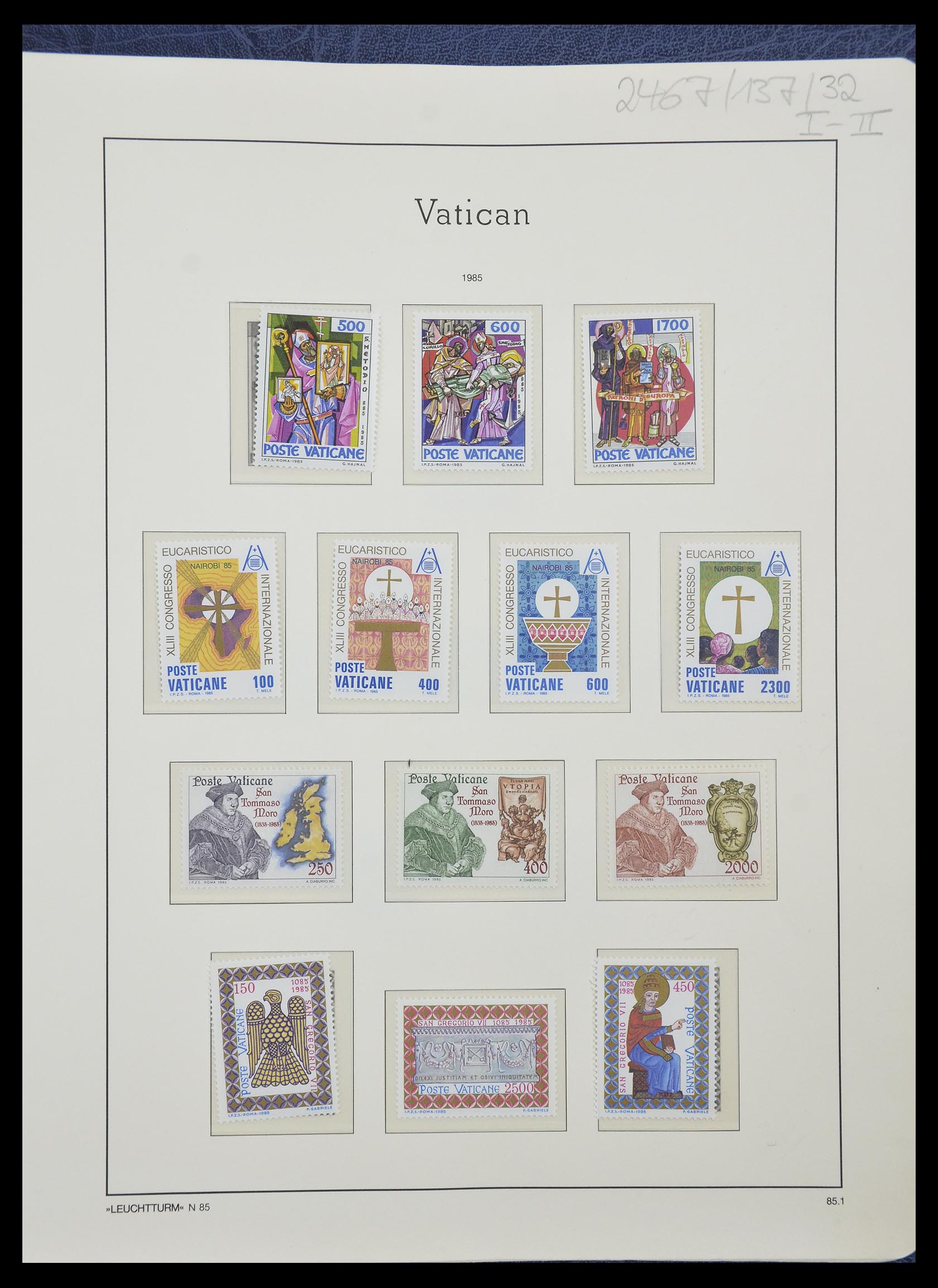 33139 095 - Postzegelverzameling 33139 Vaticaan 1931-2010.