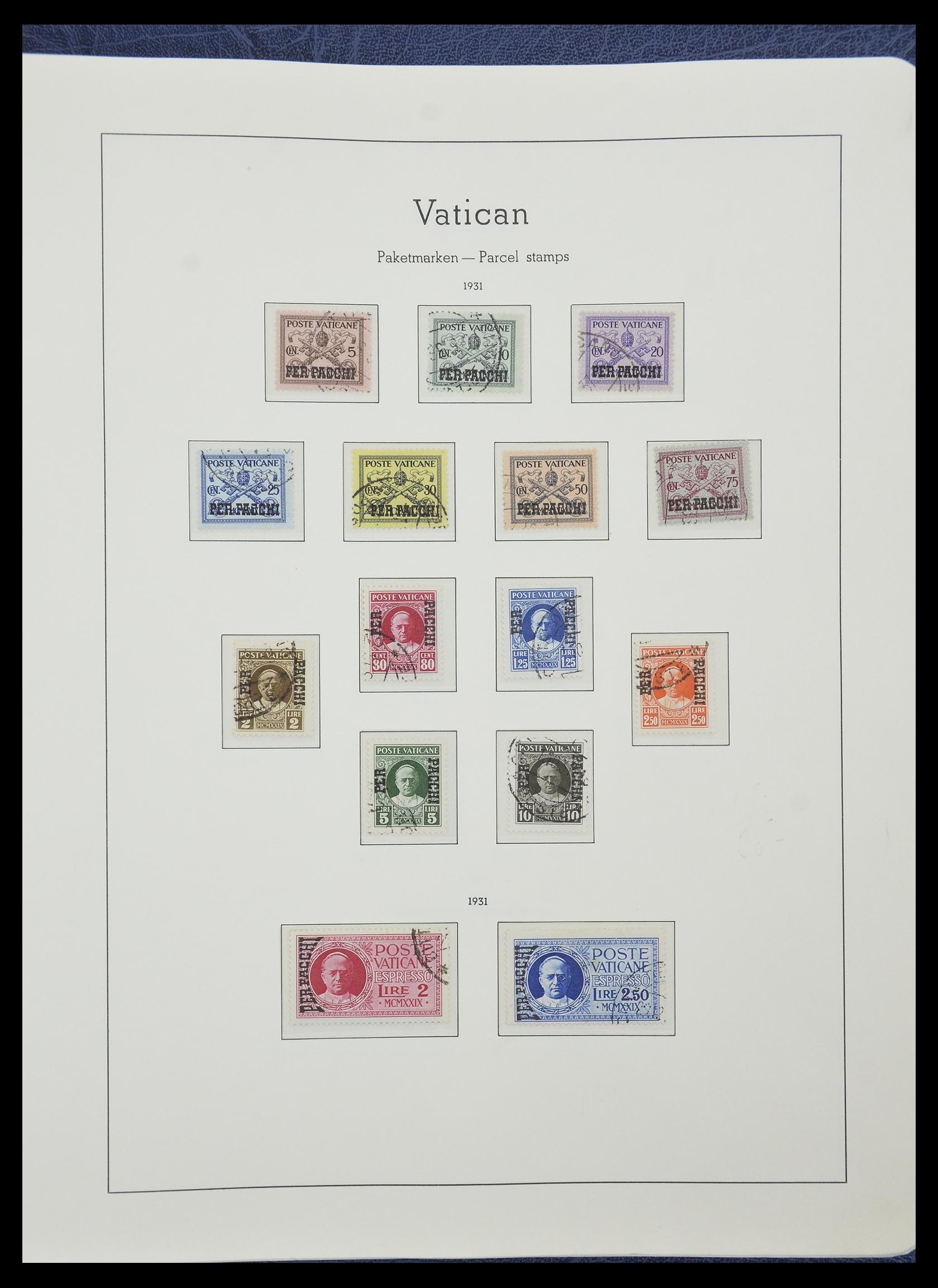 33139 097 - Postzegelverzameling 33139 Vaticaan 1931-2010.