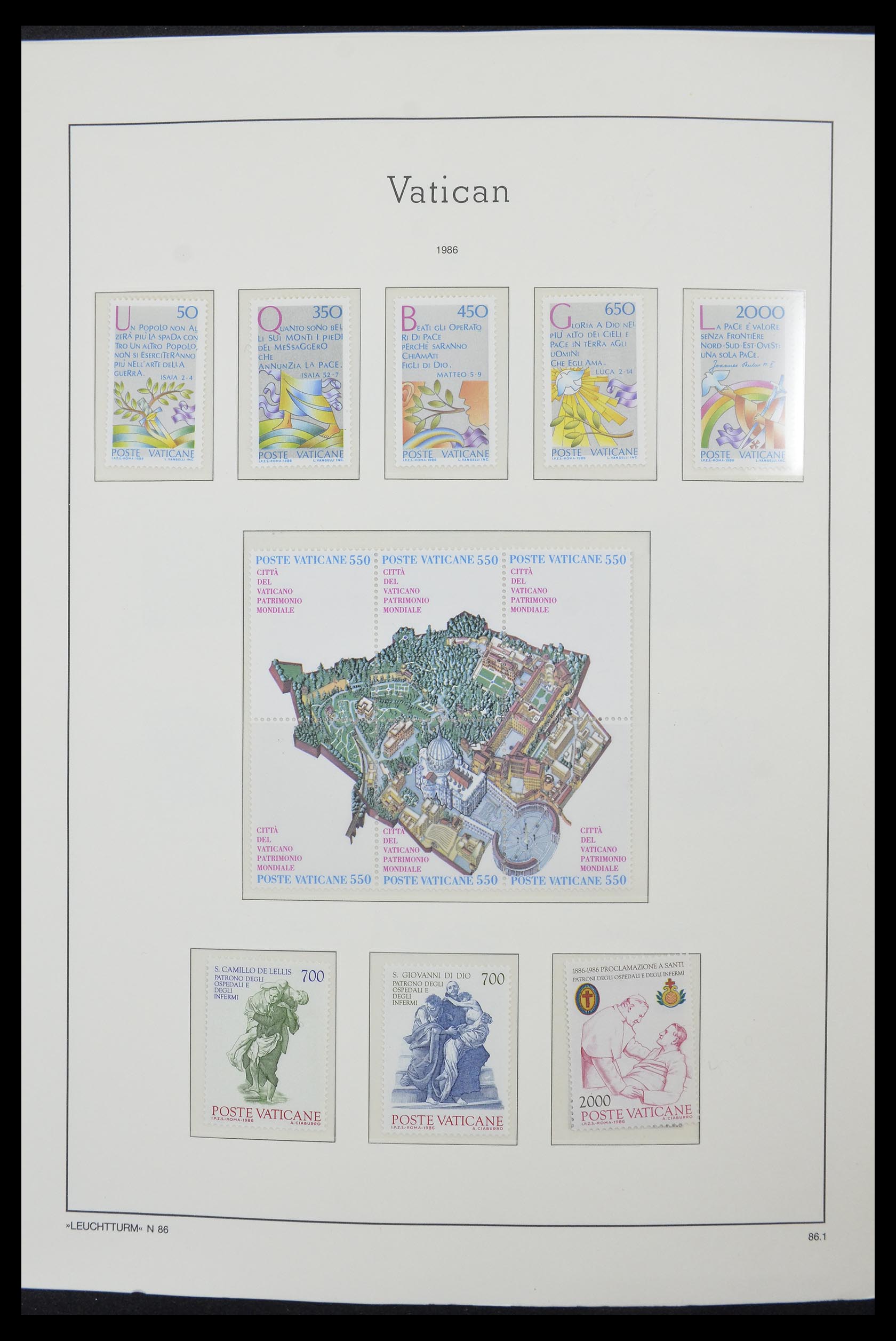 33139 100 - Postzegelverzameling 33139 Vaticaan 1931-2010.