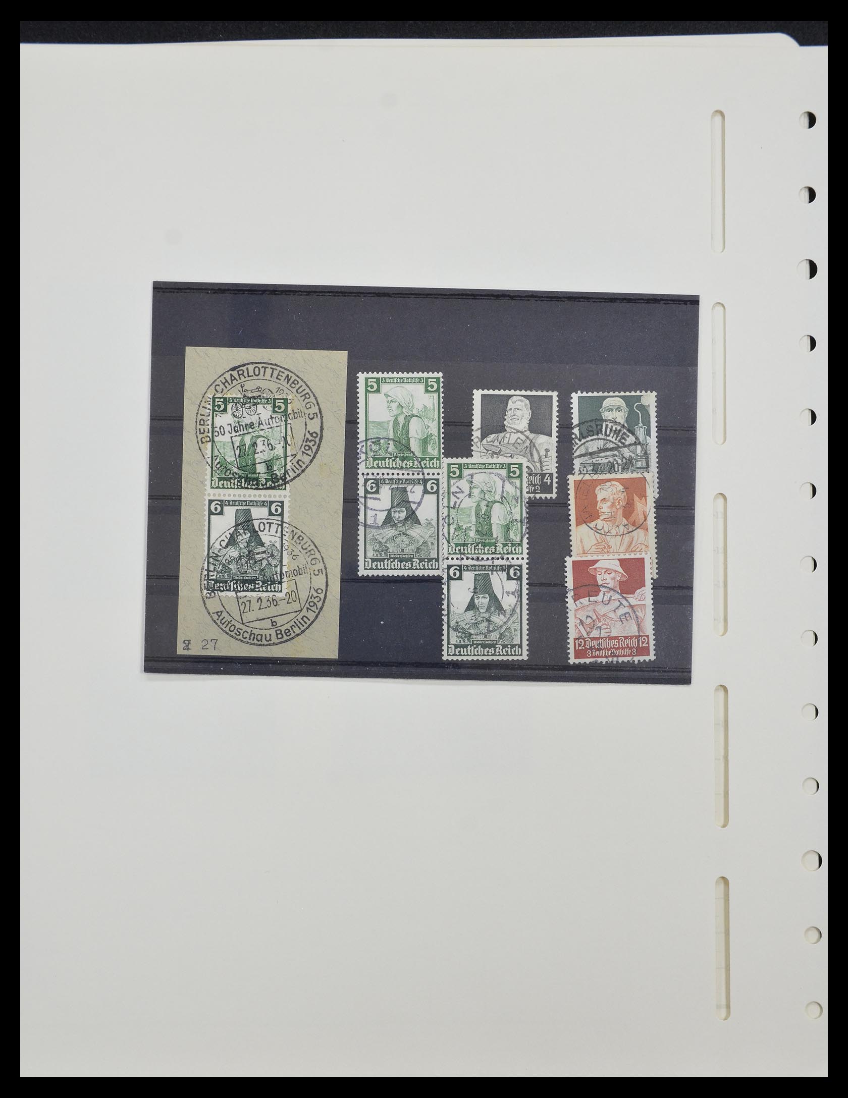 33141 048 - Stamp collection 33141 German Reich combinations 1927-1941.