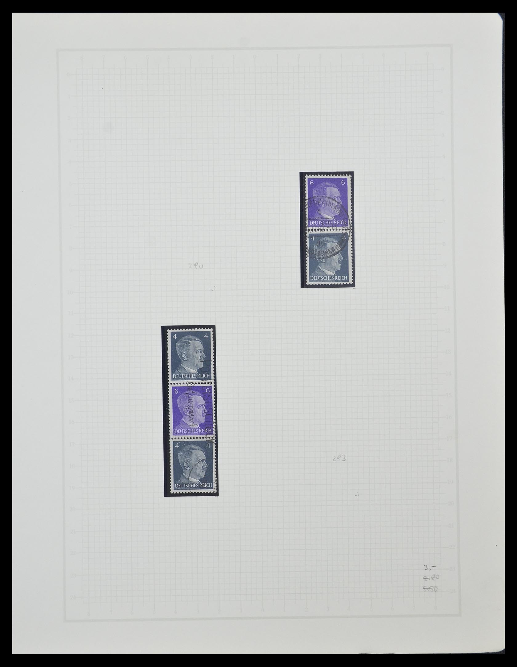 33141 066 - Postzegelverzameling 33141 Duitse Rijk combinaties 1927-1941.