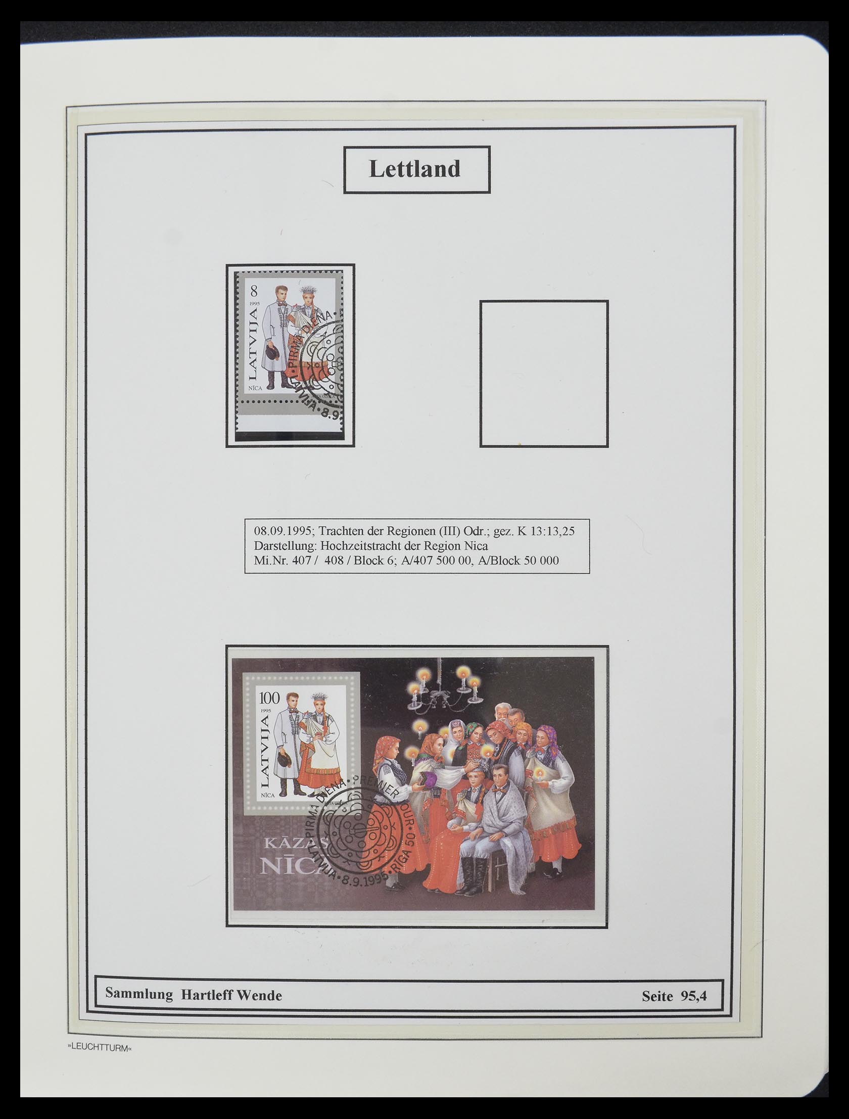 33143 015 - Postzegelverzameling 33143 Letland 1991-2009.