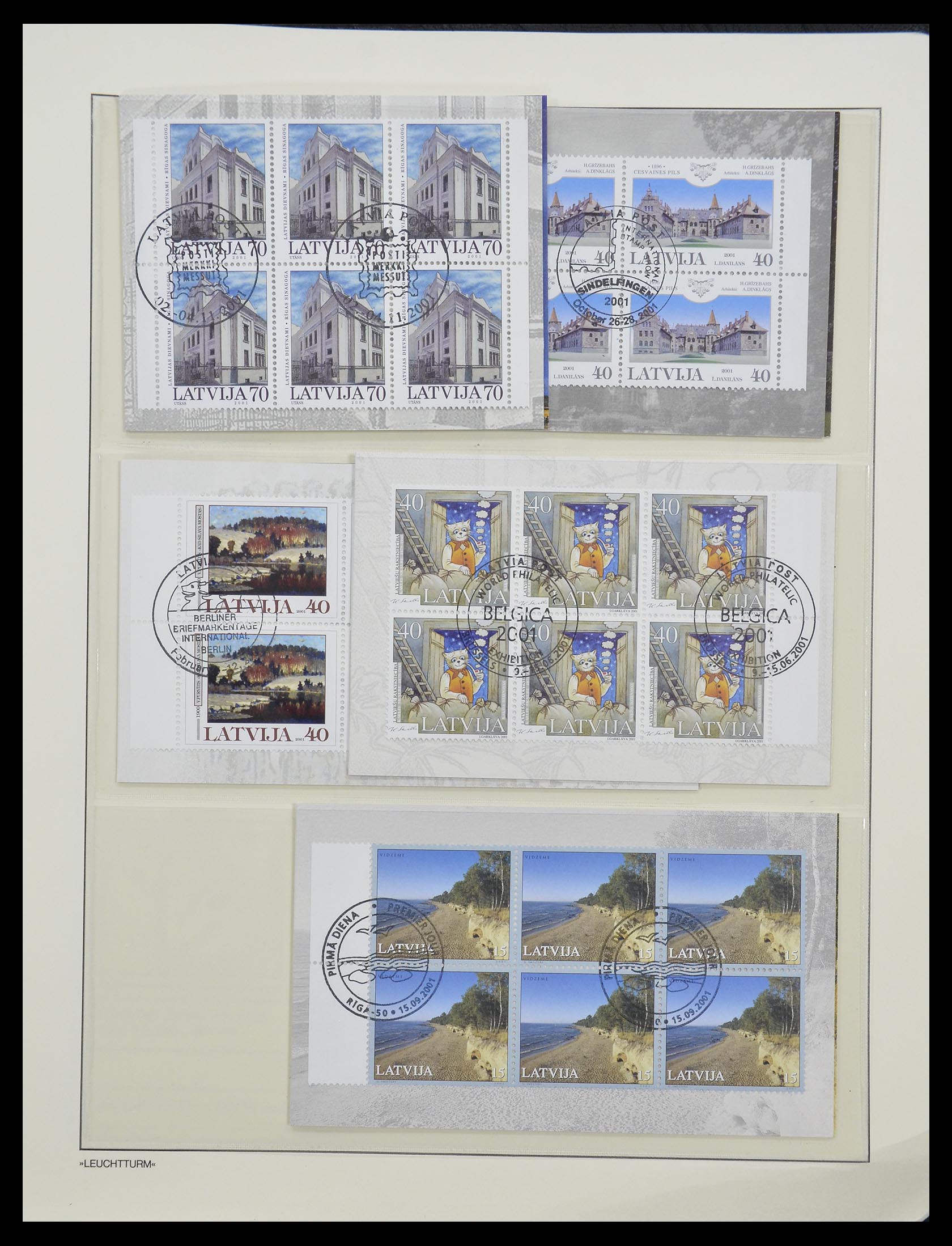 33143 049 - Postzegelverzameling 33143 Letland 1991-2009.