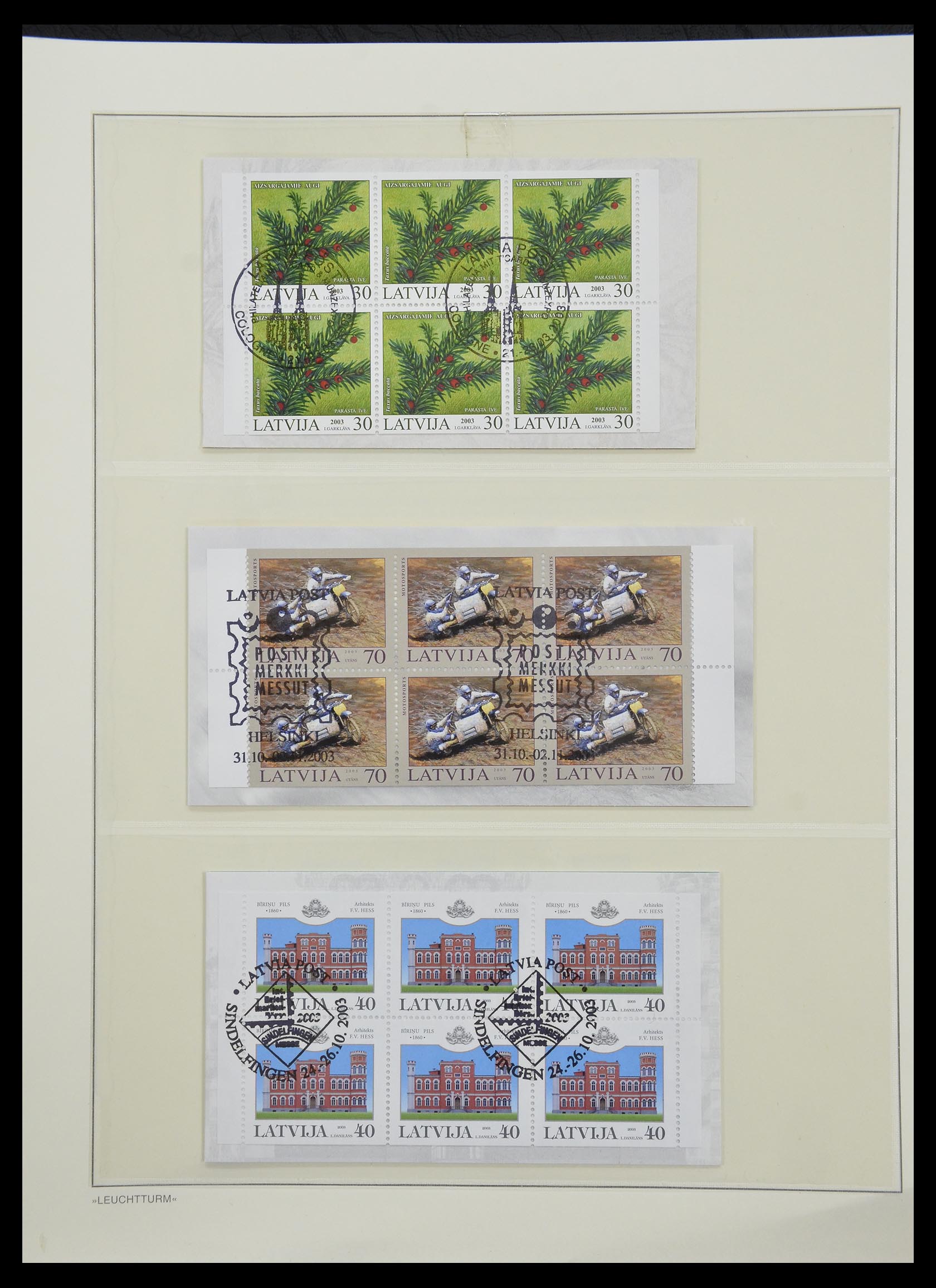 33143 058 - Postzegelverzameling 33143 Letland 1991-2009.