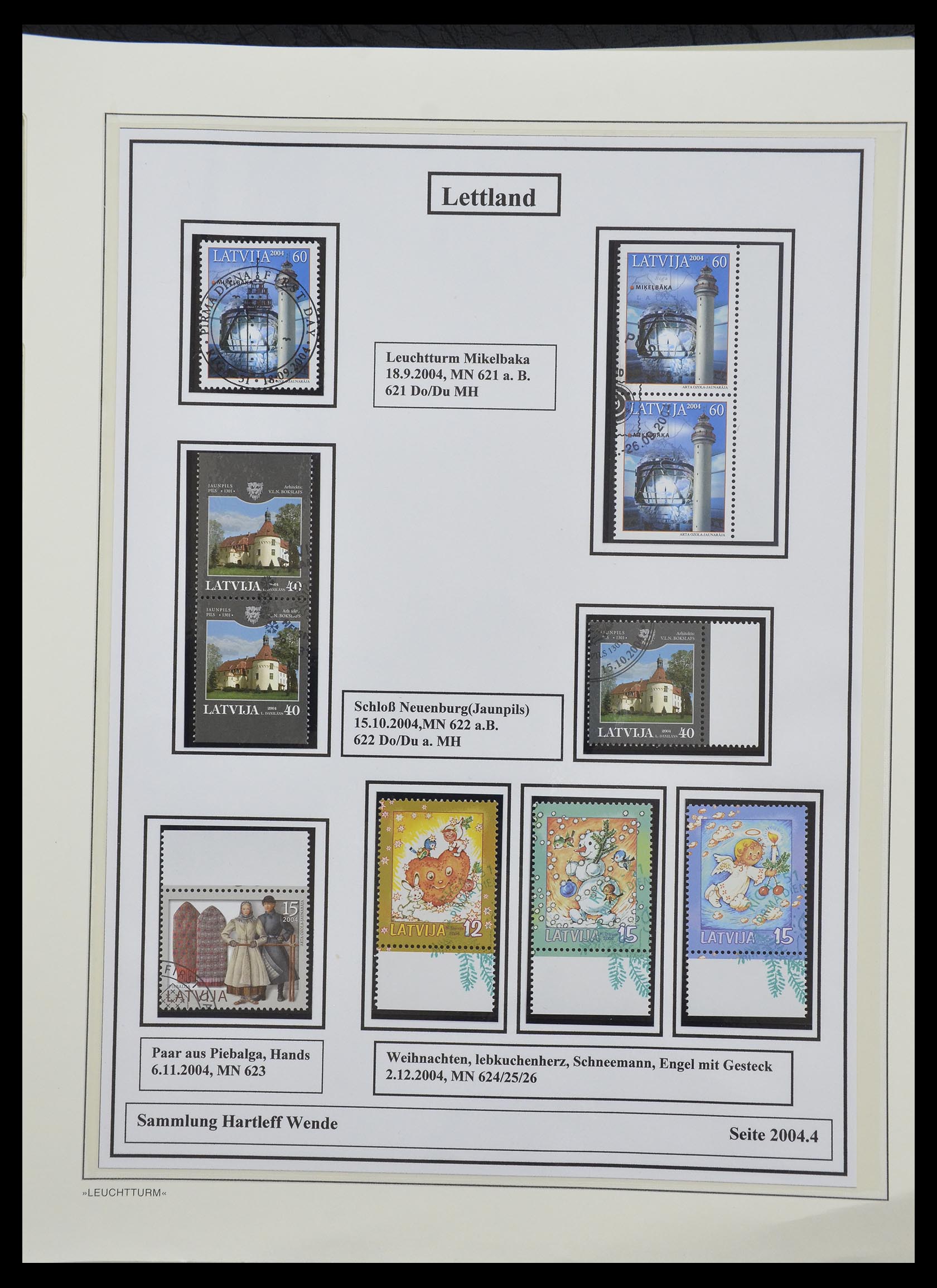 33143 063 - Postzegelverzameling 33143 Letland 1991-2009.