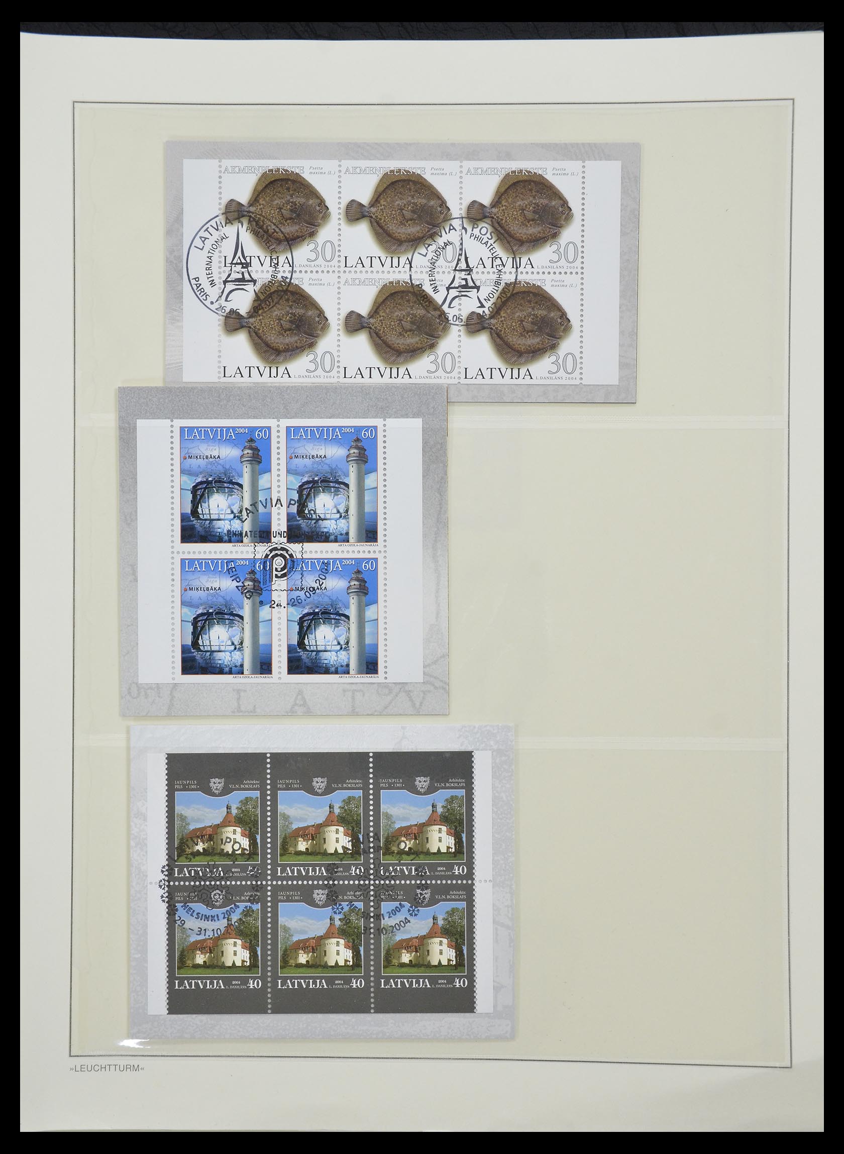33143 064 - Postzegelverzameling 33143 Letland 1991-2009.