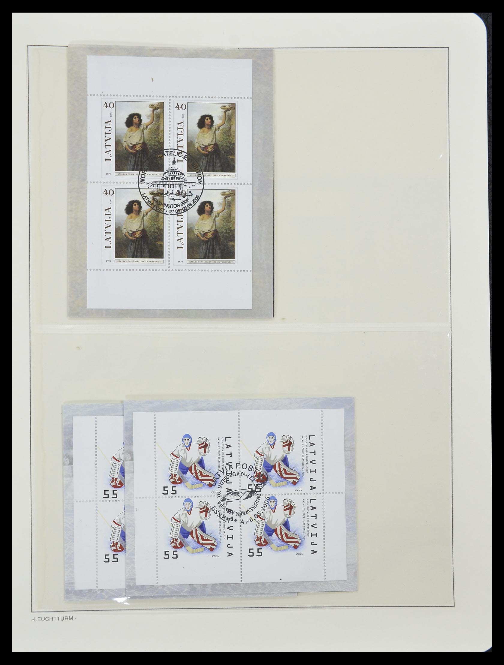 33143 081 - Postzegelverzameling 33143 Letland 1991-2009.