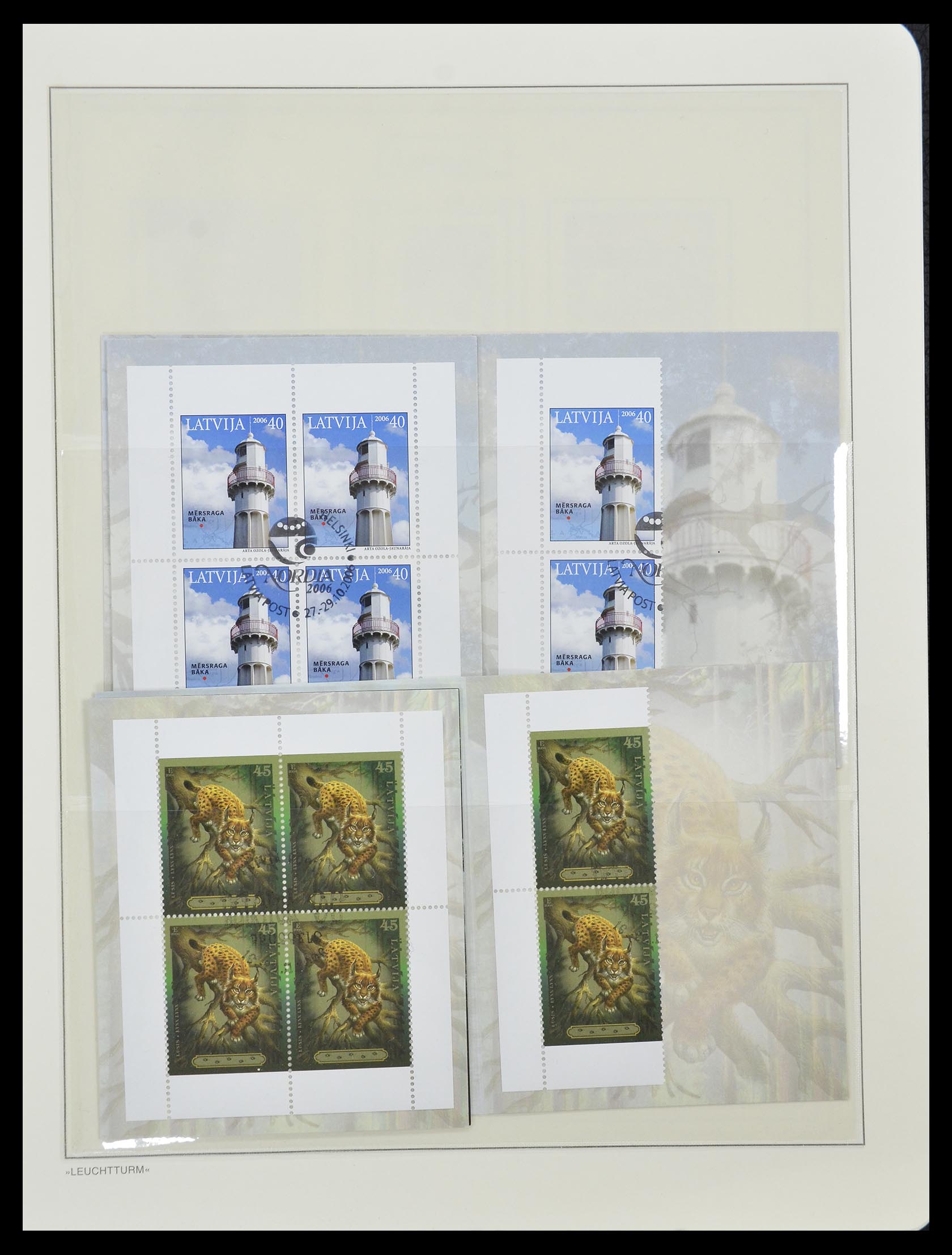 33143 082 - Postzegelverzameling 33143 Letland 1991-2009.