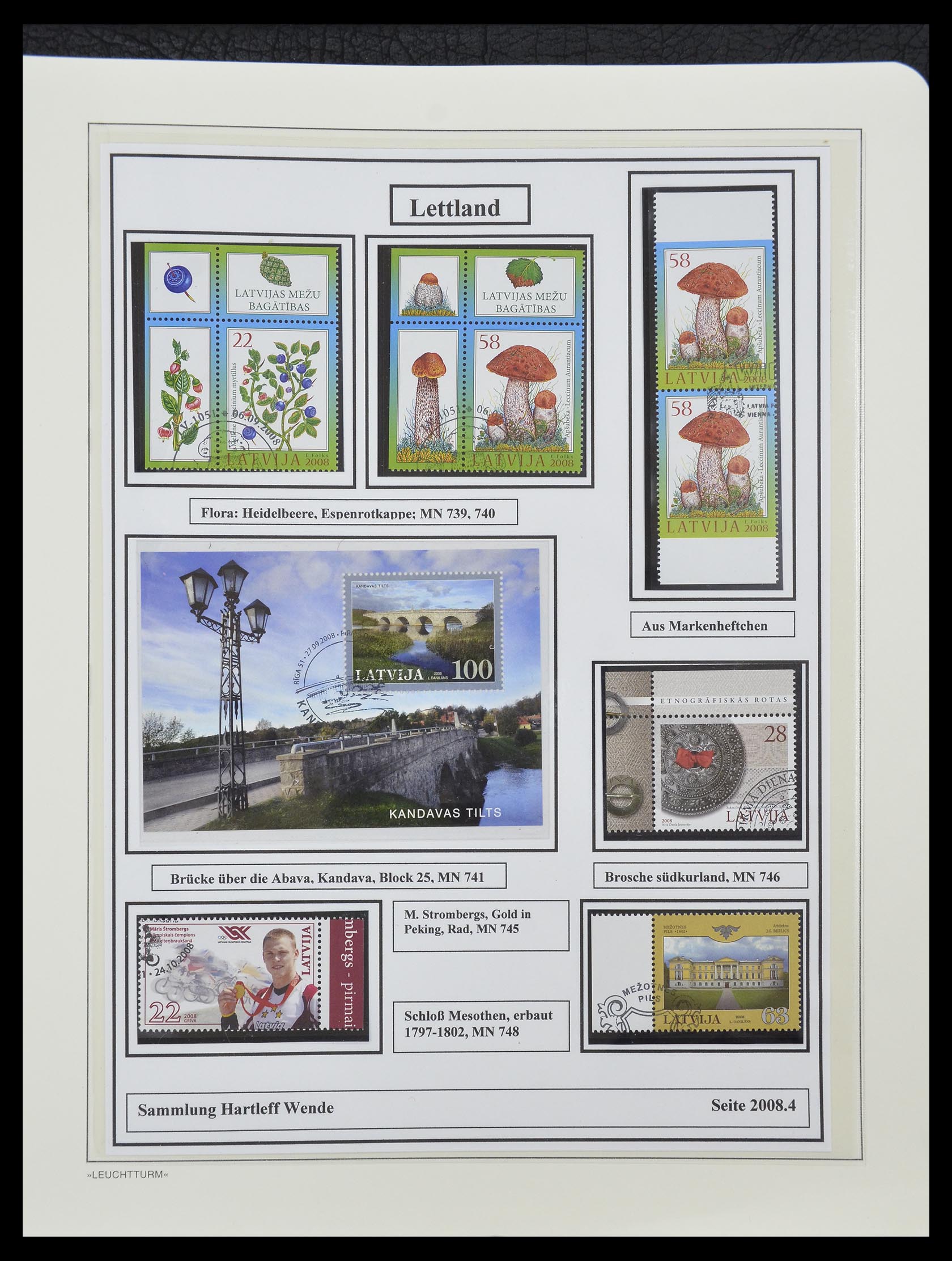 33143 090 - Postzegelverzameling 33143 Letland 1991-2009.