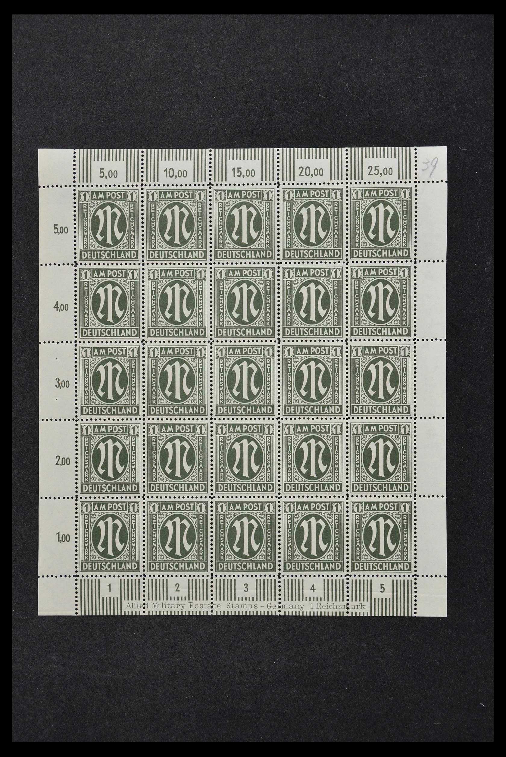 33144 006 - Postzegelverzameling 33144 Duitsland Brits-Amerikaanse Zone 1945-1946