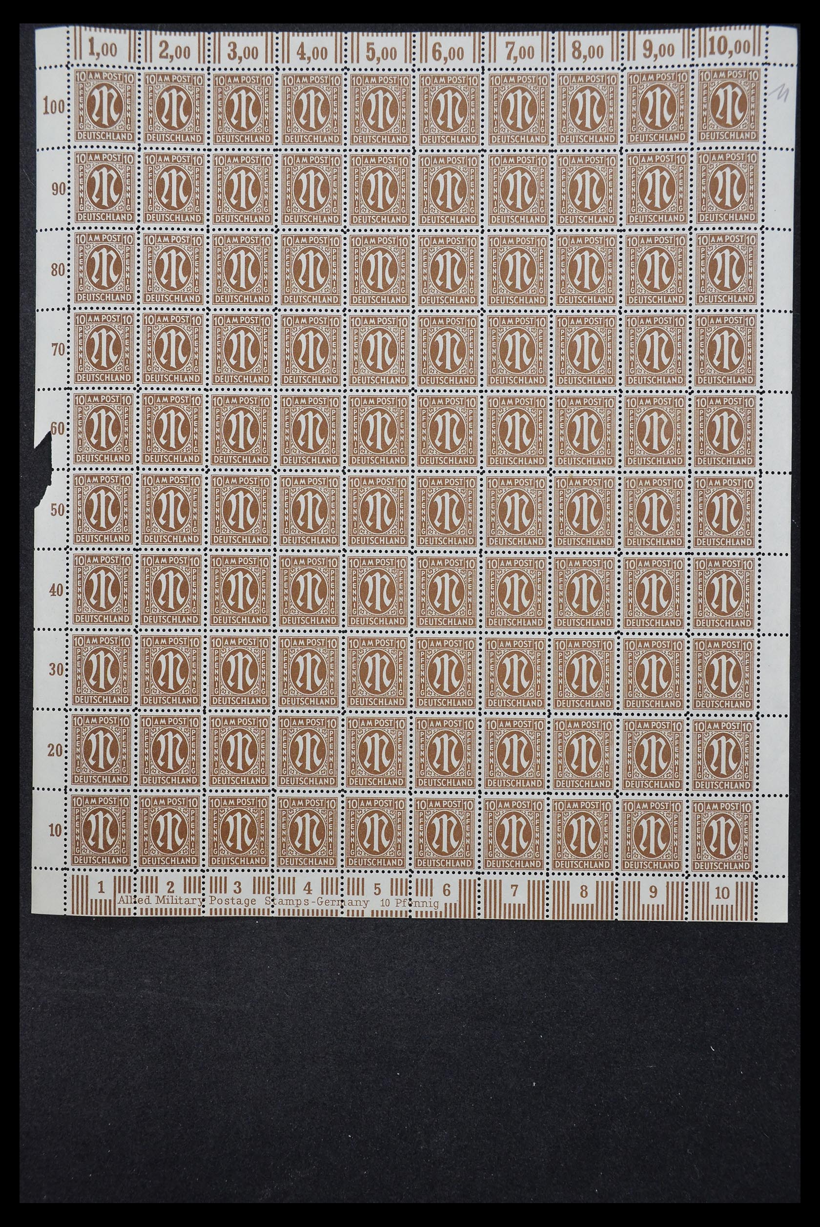 33144 015 - Postzegelverzameling 33144 Duitsland Brits-Amerikaanse Zone 1945-1946