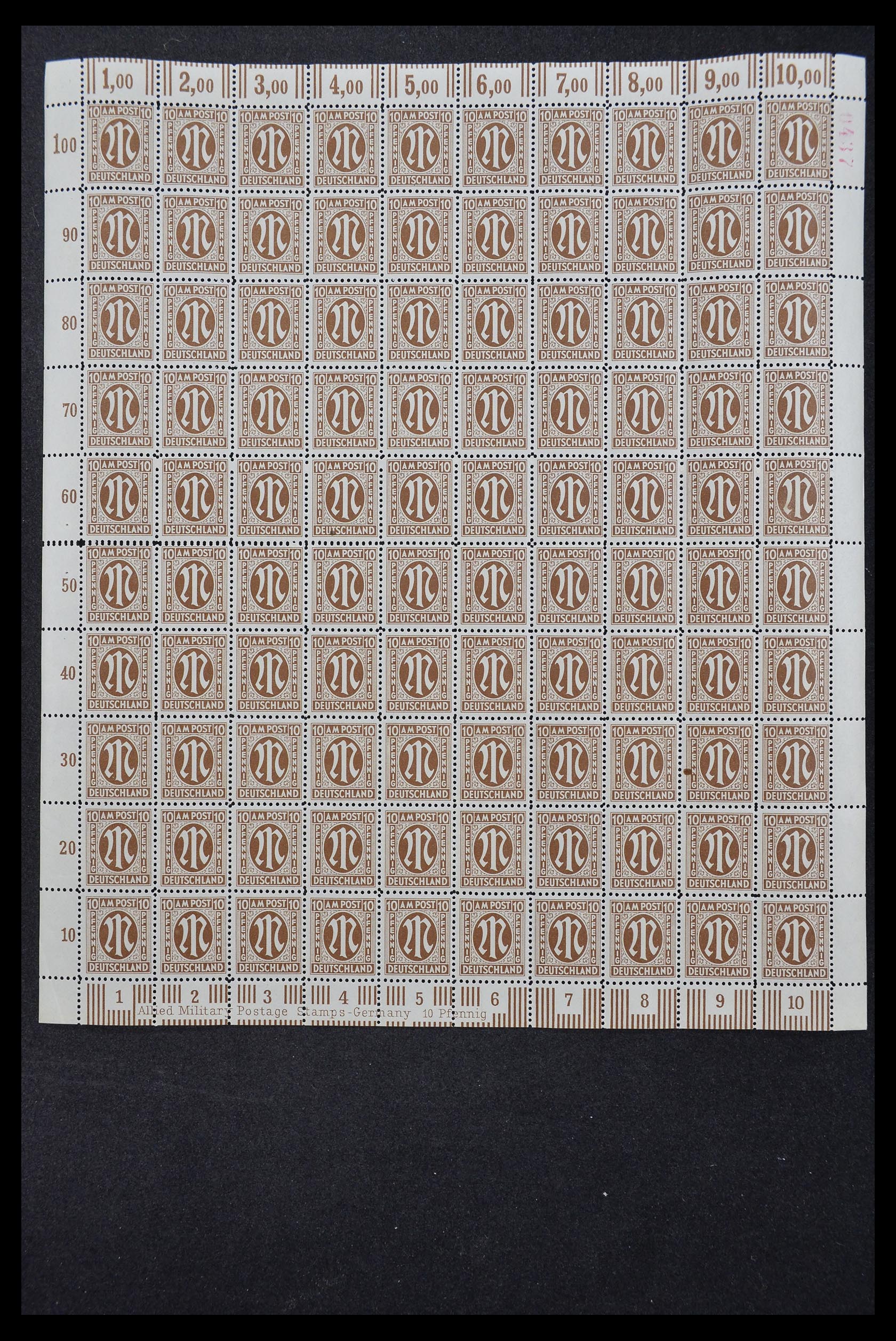33144 016 - Postzegelverzameling 33144 Duitsland Brits-Amerikaanse Zone 1945-1946