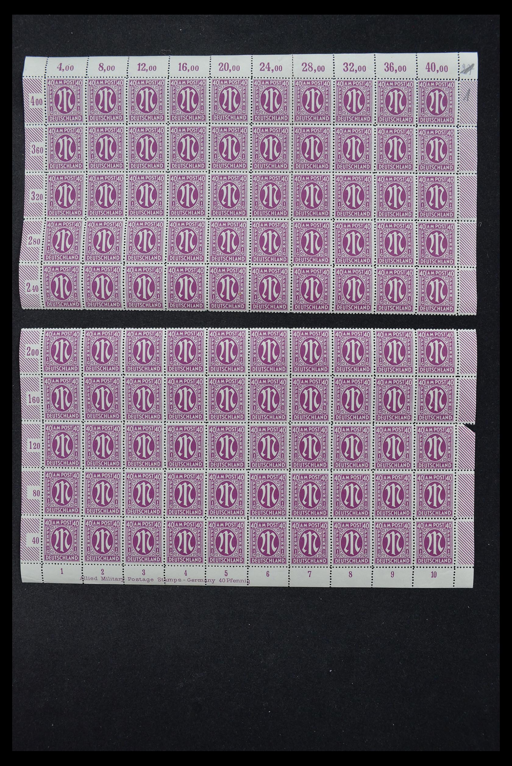 33144 020 - Postzegelverzameling 33144 Duitsland Brits-Amerikaanse Zone 1945-1946