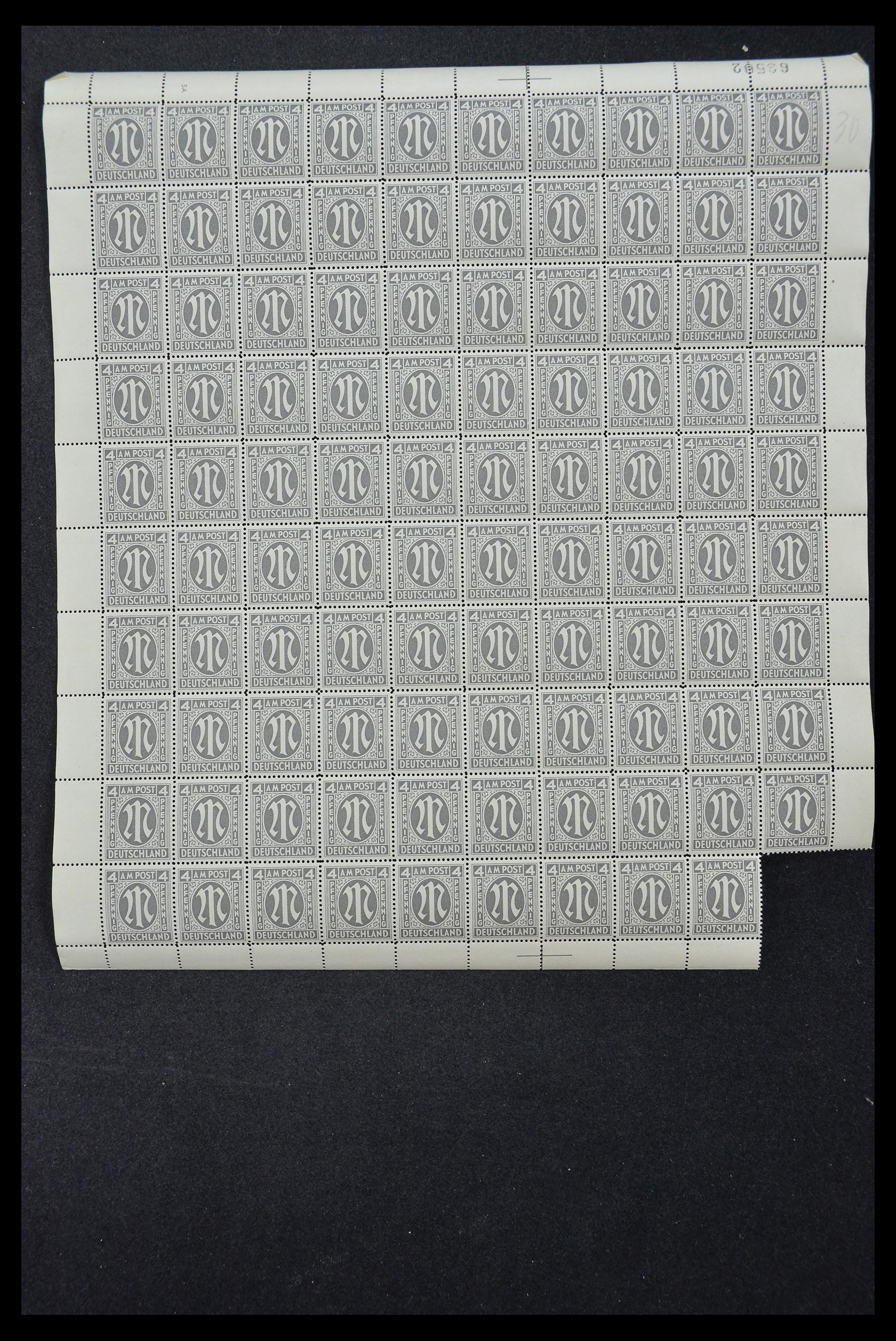 33144 031 - Stamp collection 33144 Germany British-American Zone 1945-1946.