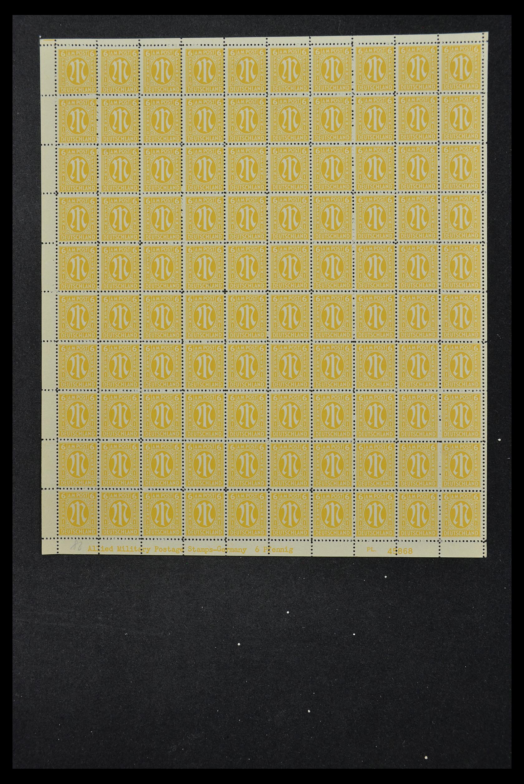 33144 041 - Postzegelverzameling 33144 Duitsland Brits-Amerikaanse Zone 1945-1946
