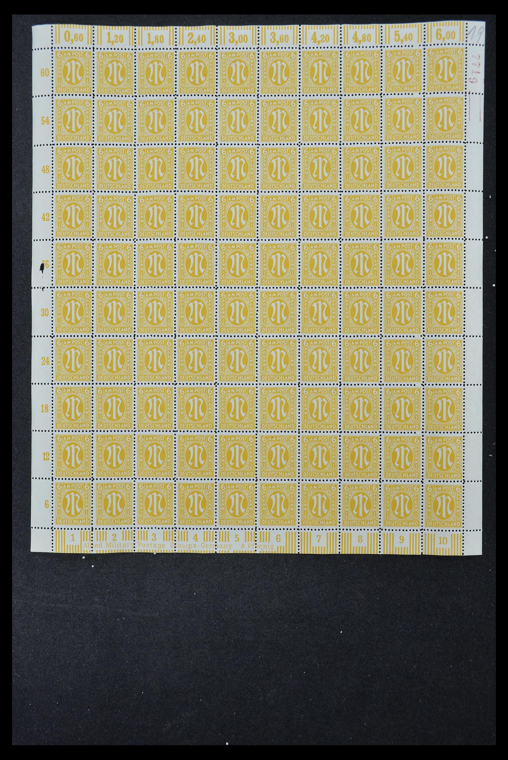 33144 046 - Postzegelverzameling 33144 Duitsland Brits-Amerikaanse Zone 1945-1946