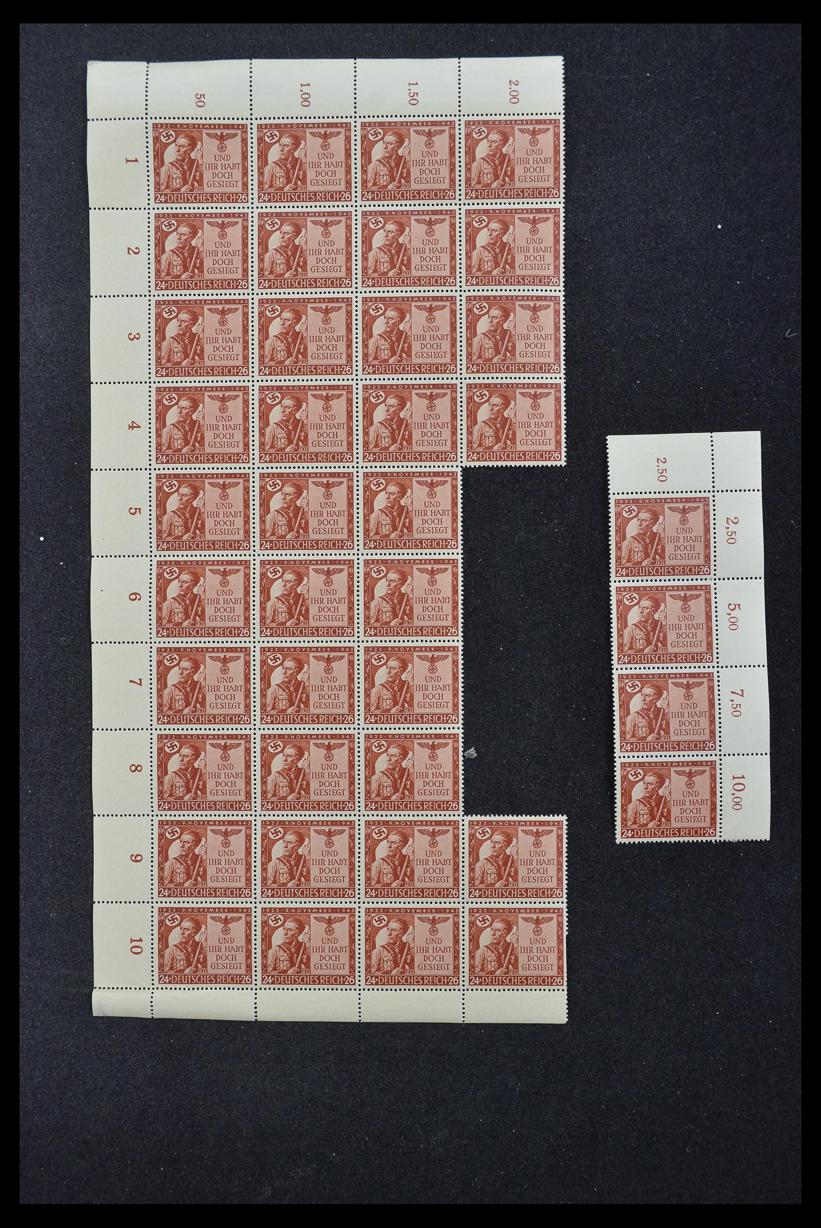 33144 079 - Stamp collection 33144 Germany British-American Zone 1945-1946.