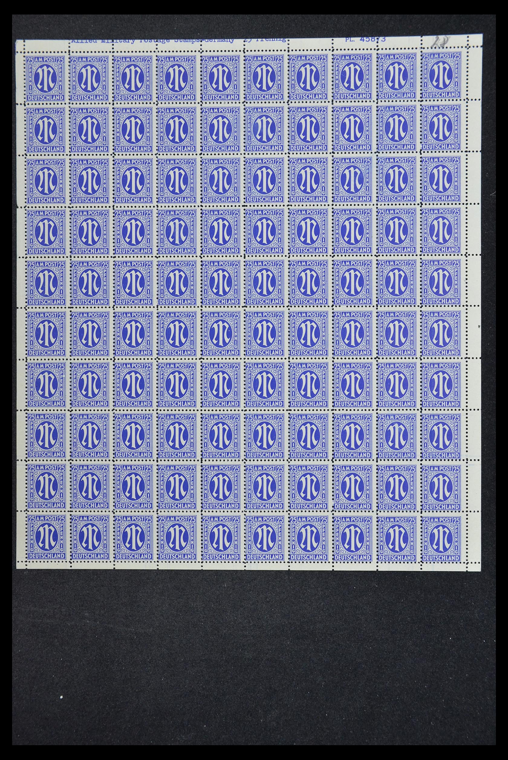 33144 085 - Stamp collection 33144 Germany British-American Zone 1945-1946.