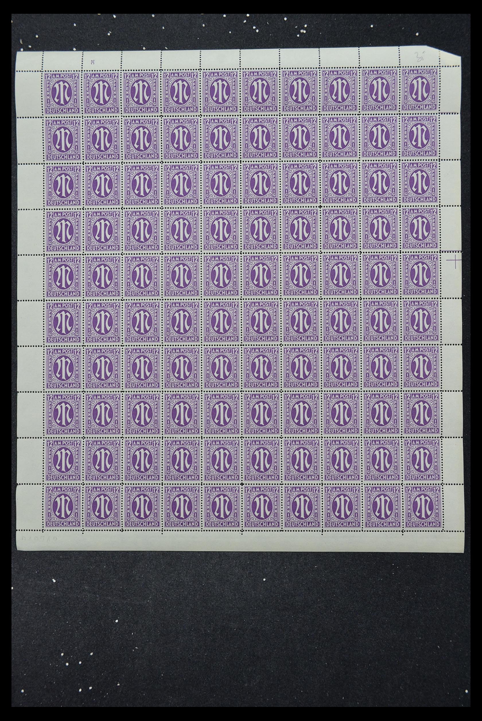 33144 289 - Stamp collection 33144 Germany British-American Zone 1945-1946.