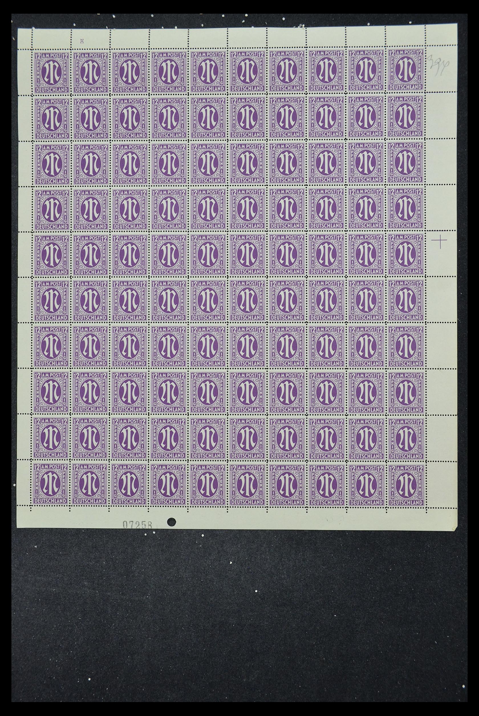 33144 291 - Postzegelverzameling 33144 Duitsland Brits-Amerikaanse Zone 1945-1946