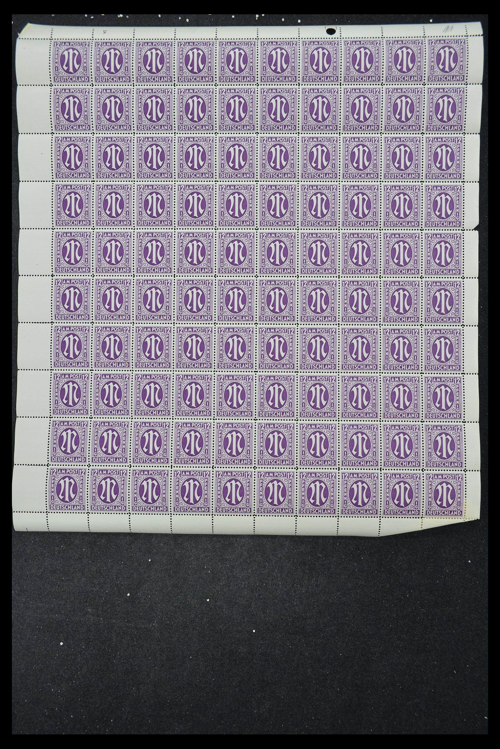 33144 292 - Stamp collection 33144 Germany British-American Zone 1945-1946.