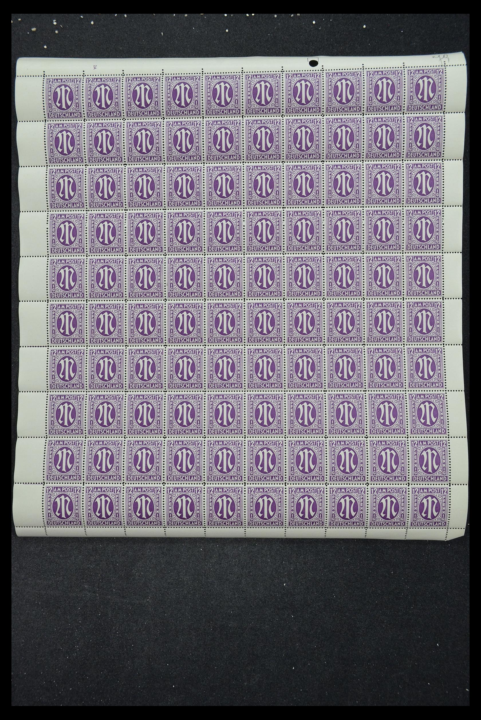33144 296 - Stamp collection 33144 Germany British-American Zone 1945-1946.