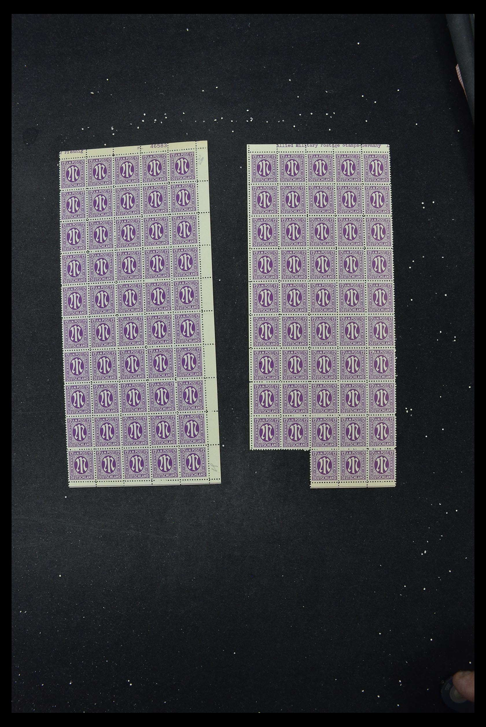33144 298 - Postzegelverzameling 33144 Duitsland Brits-Amerikaanse Zone 1945-1946